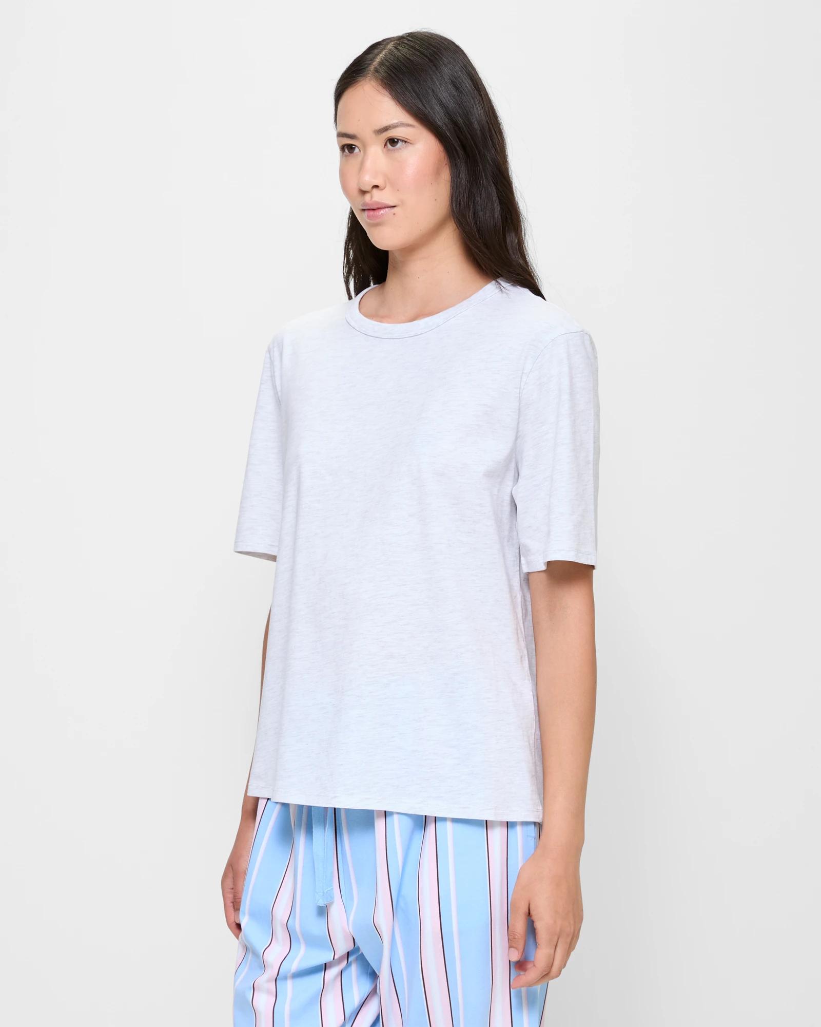 3 Target Woman Australian Cotton Sleep Core T-Shirt GREY MARLE, 3 of 5