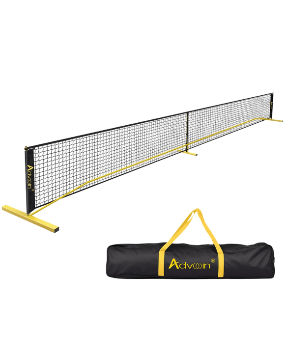 Advwin 6.7M Pickleball Net with Carry Bag - Black