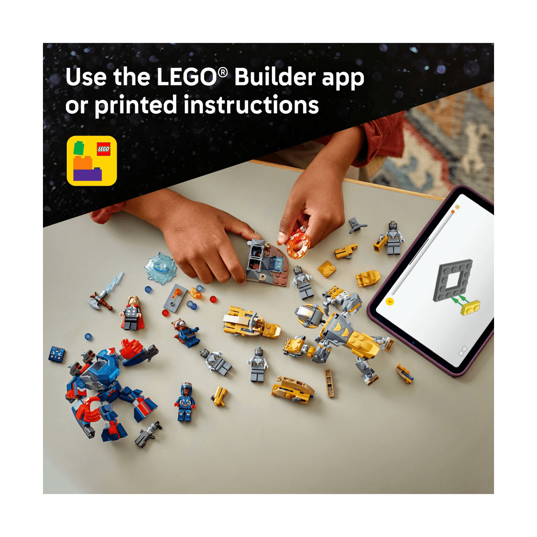7 LEGO Marvel Super Heroes Avengers: Endgame Thor vs. Chitauri 76322, 7 of 10