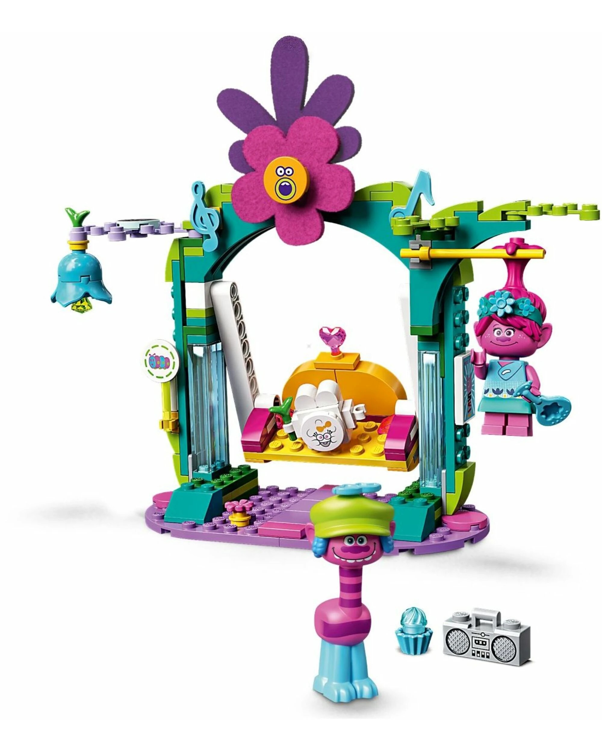 3 LEGO 41256 Trolls World Tour Rainbow Caterbus Building Set, 3 of 5