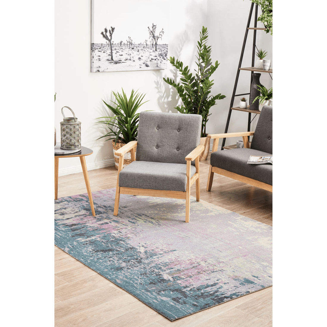 3 Rug Culture City Monet Violet Rug, 150 x 220 cm, 10mm Soft Acrylic, Power-Loomed - Purple, 3 of 9