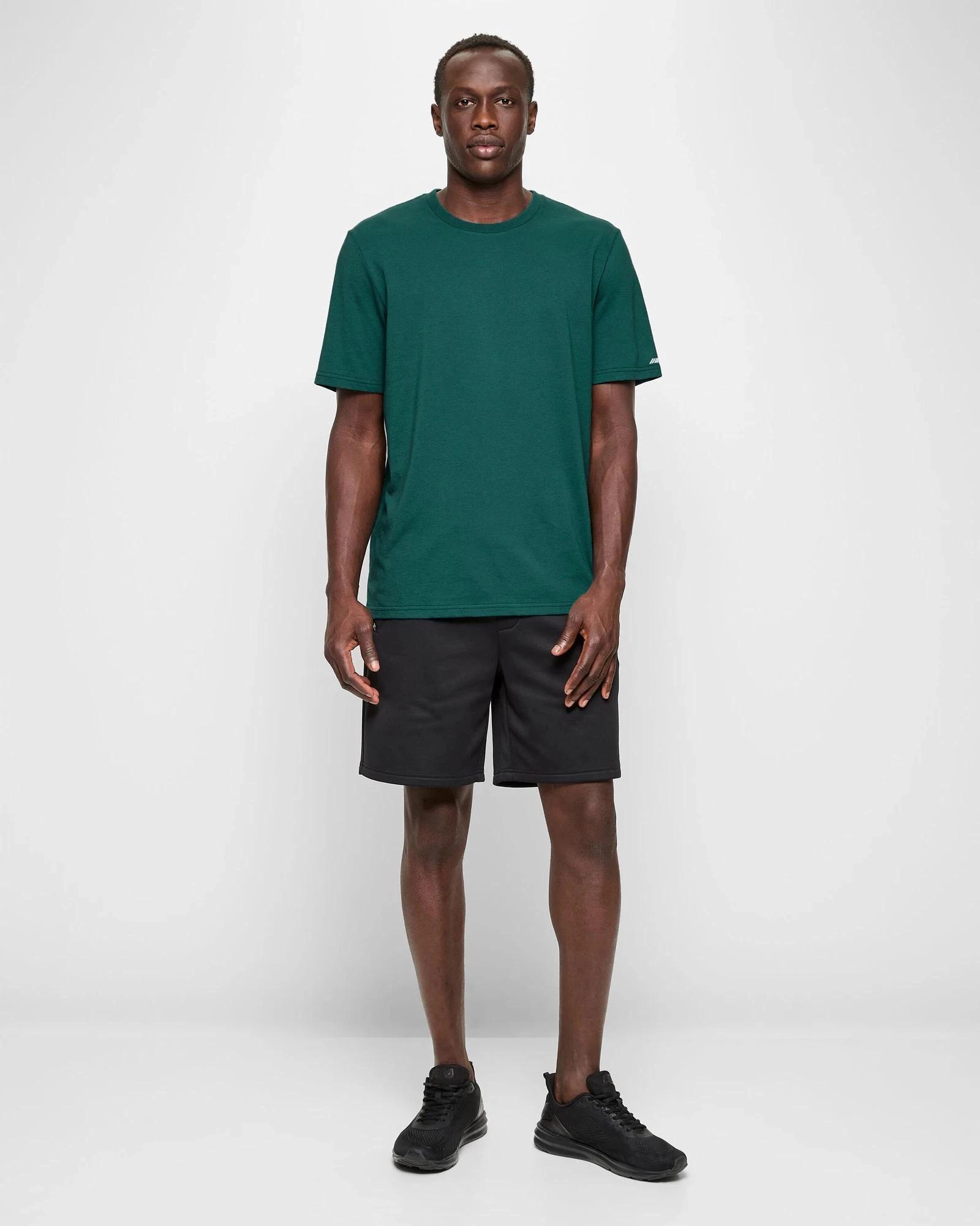 2 Target Active Cotton Blend T-Shirt FOREST GREEN, 2 of 5