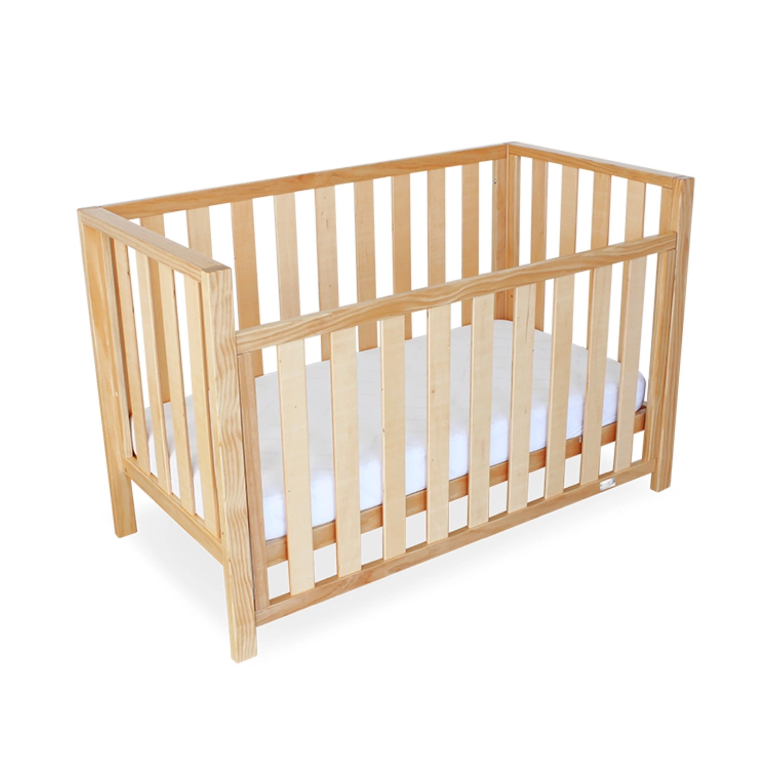 2 Babyhood Mali Compact Cot - Natural, 2 of 3