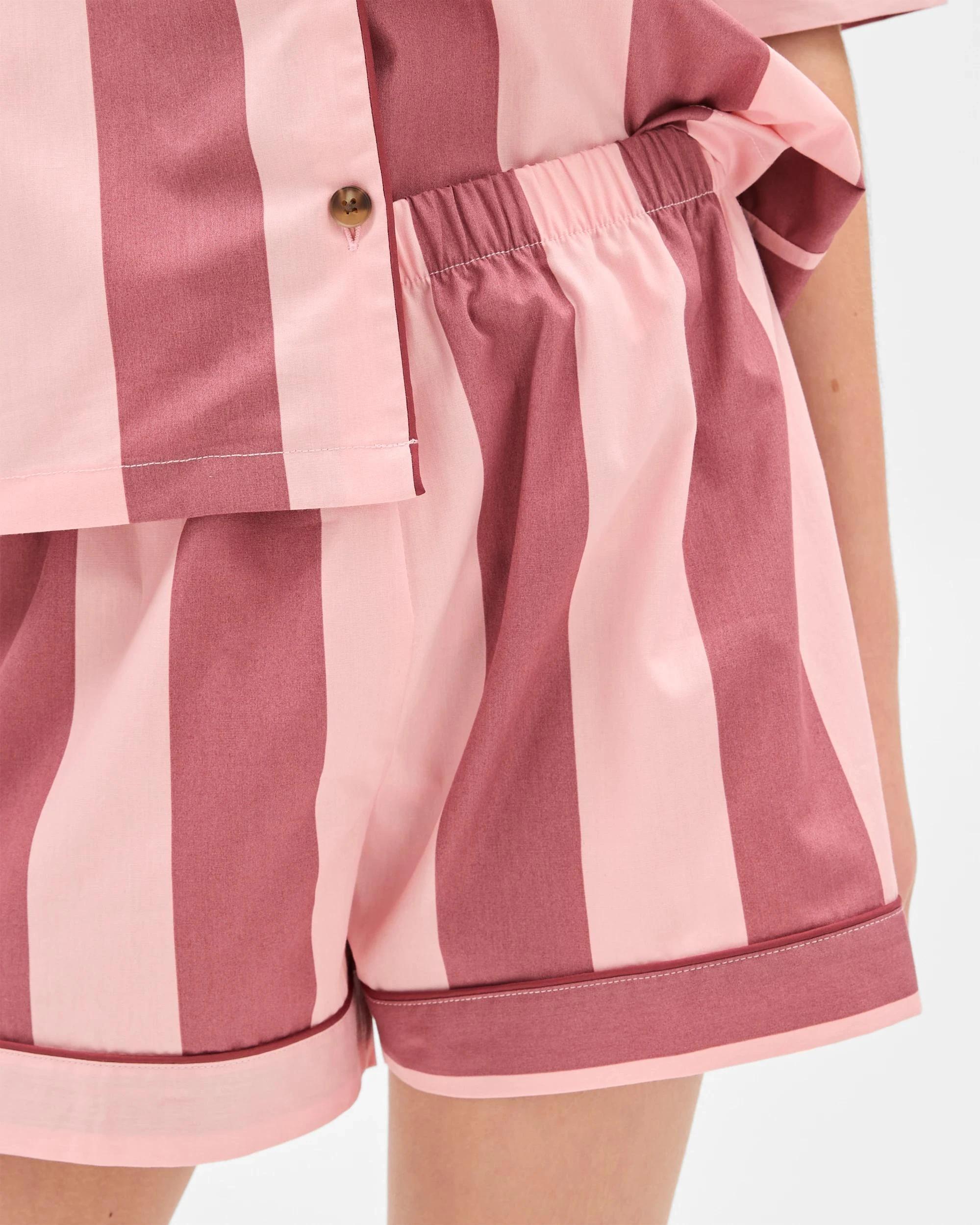 5 Target Kids Australian Cotton Older Girls Short Pyjama Set - Pink Stripe PINK STRIPE, 5 of 7