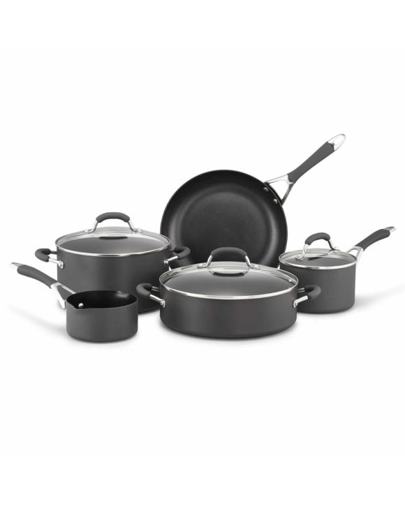 RACO Reliance Hard Anodised Induction 5 Piece Cookware Set - Black
