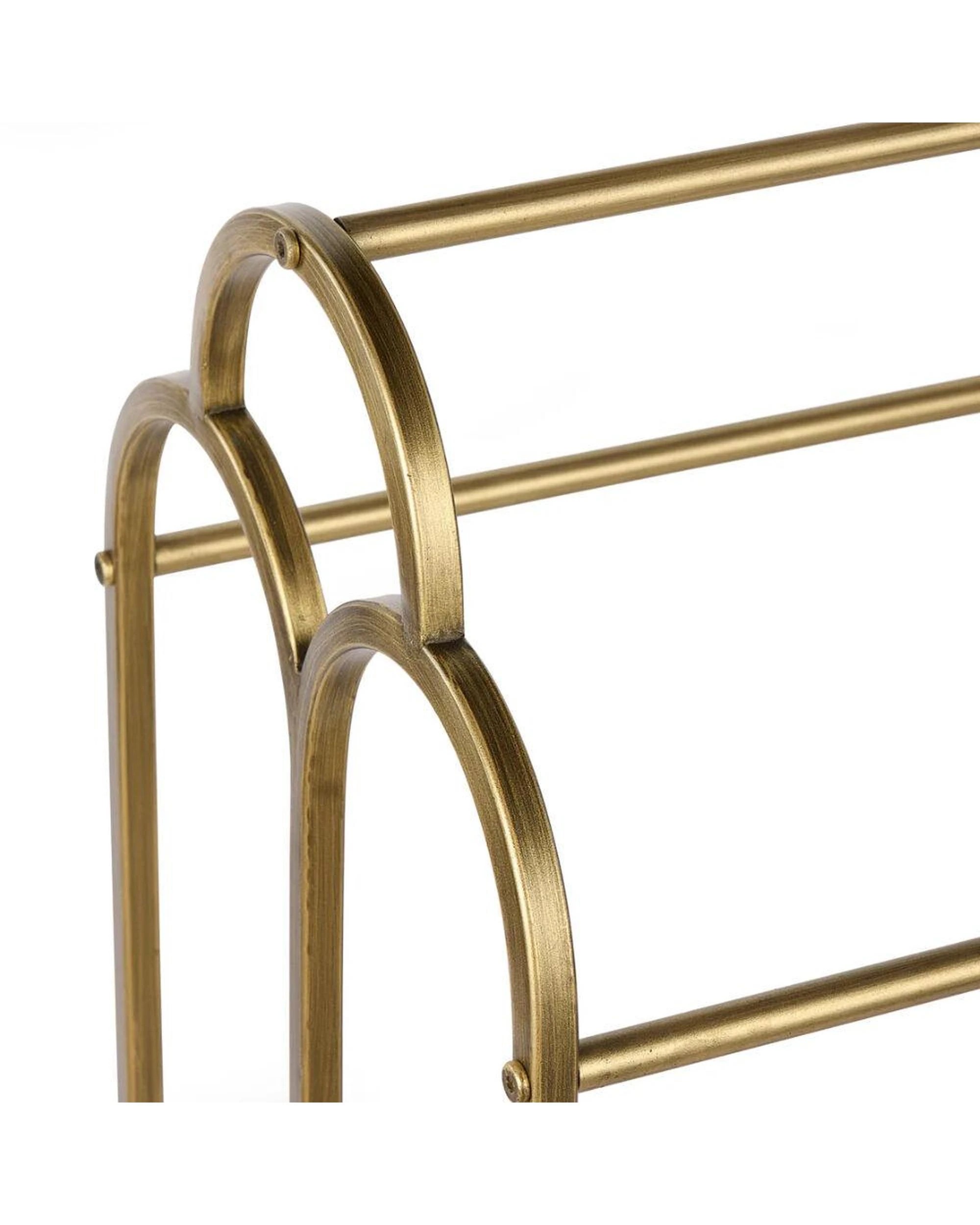 5 Society Home Kingsley Towel Rack Antique Gold, 5 of 5