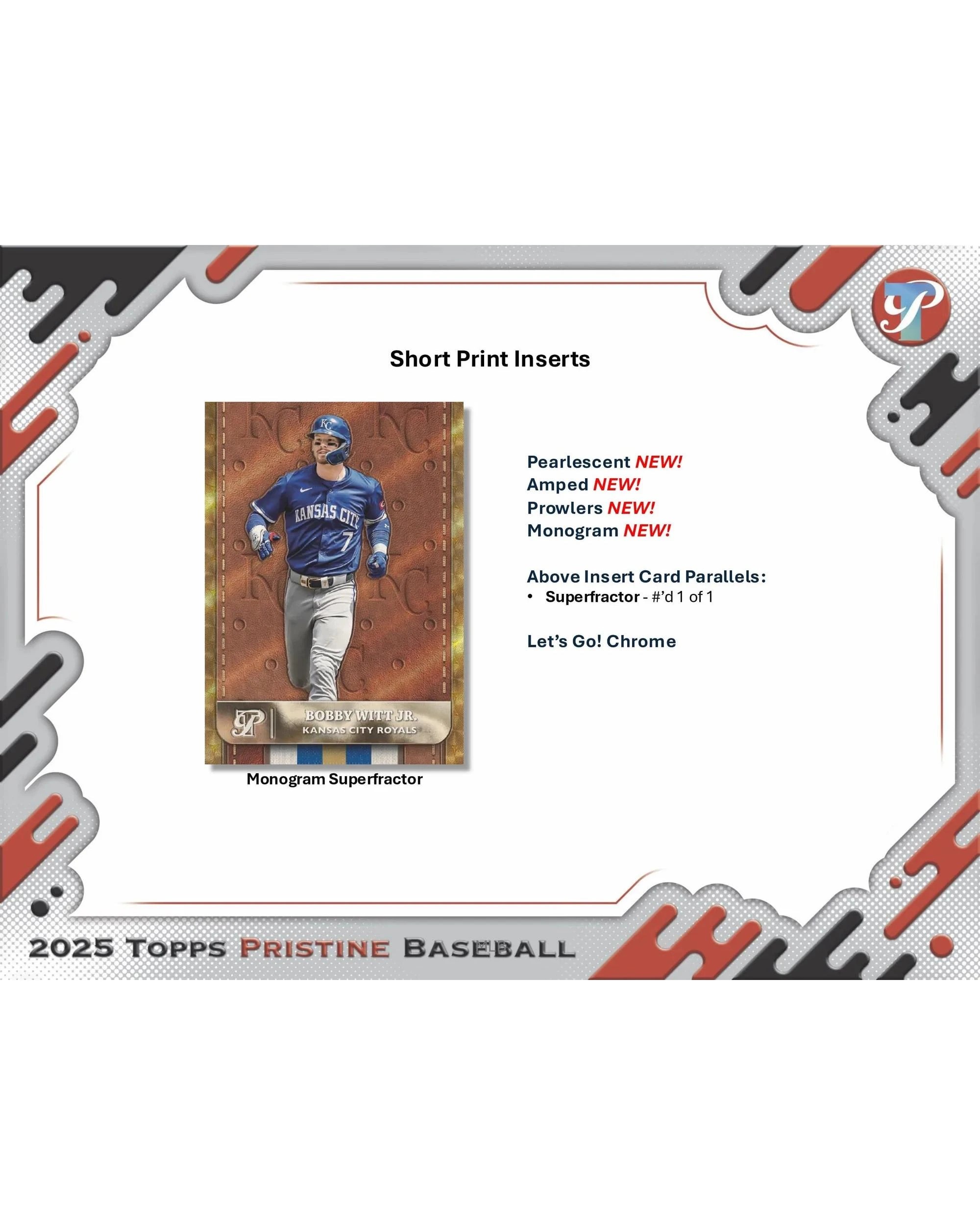 8 Topps 2025 MLB Pristine Baseball Hobby Box, 8 of 10