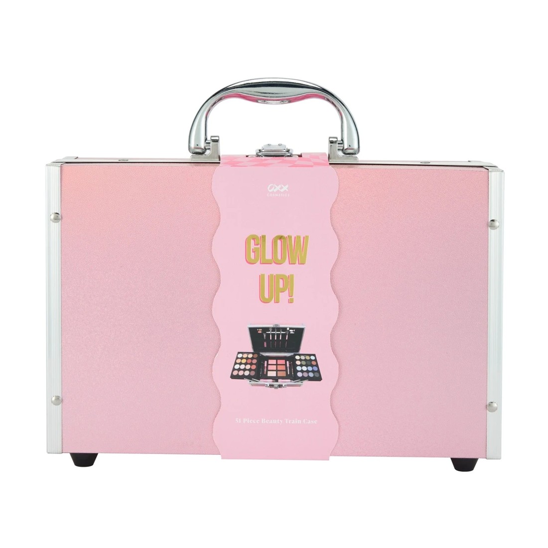1 OXX Cosmetics 51 Piece Beauty Train Case - Glow Up!, 1 of 9