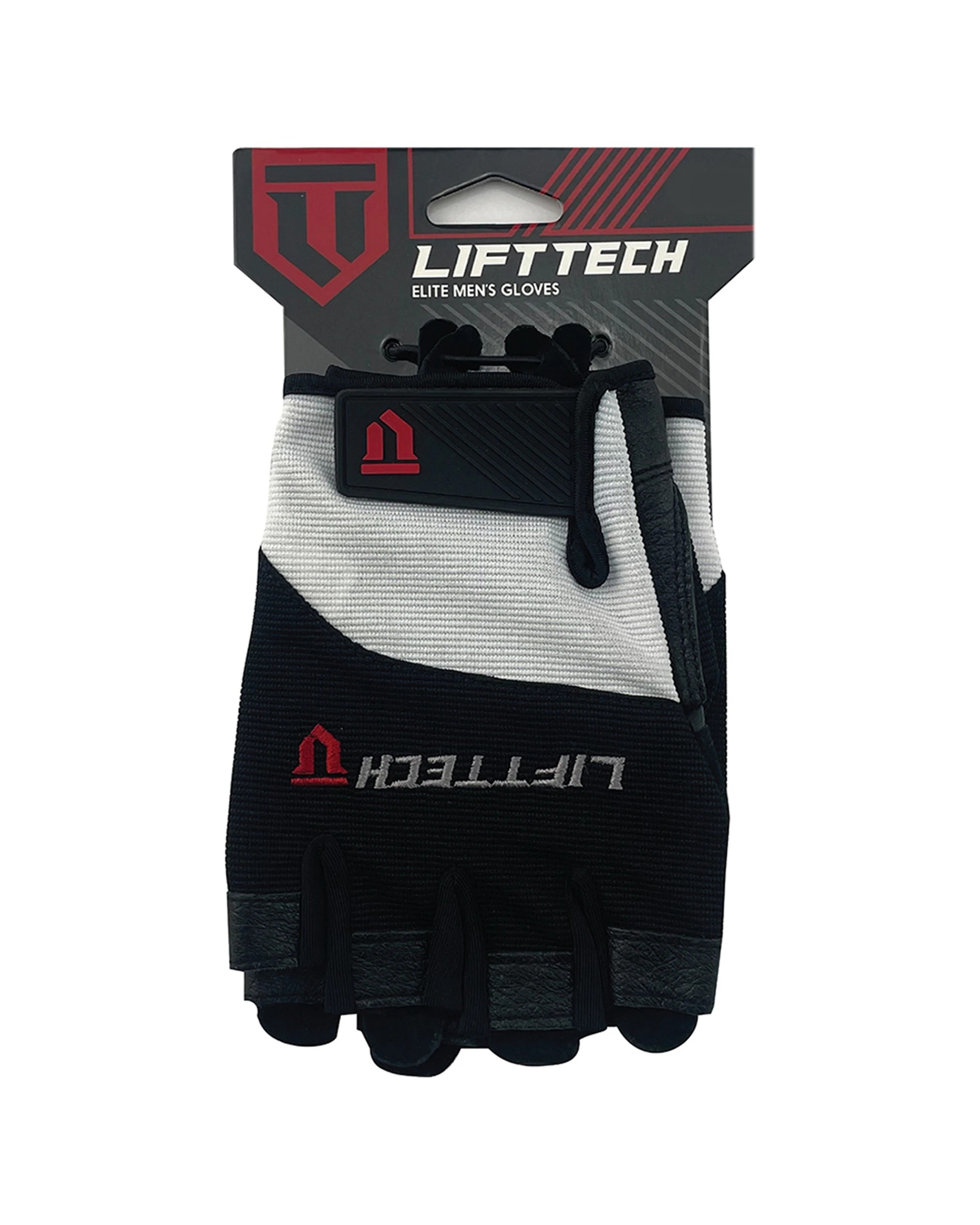 1 Lifttech Fitness Mens Half-Finger Elite Weight Lifting Gloves XL Leather Palm - Multi, 1 of 1
