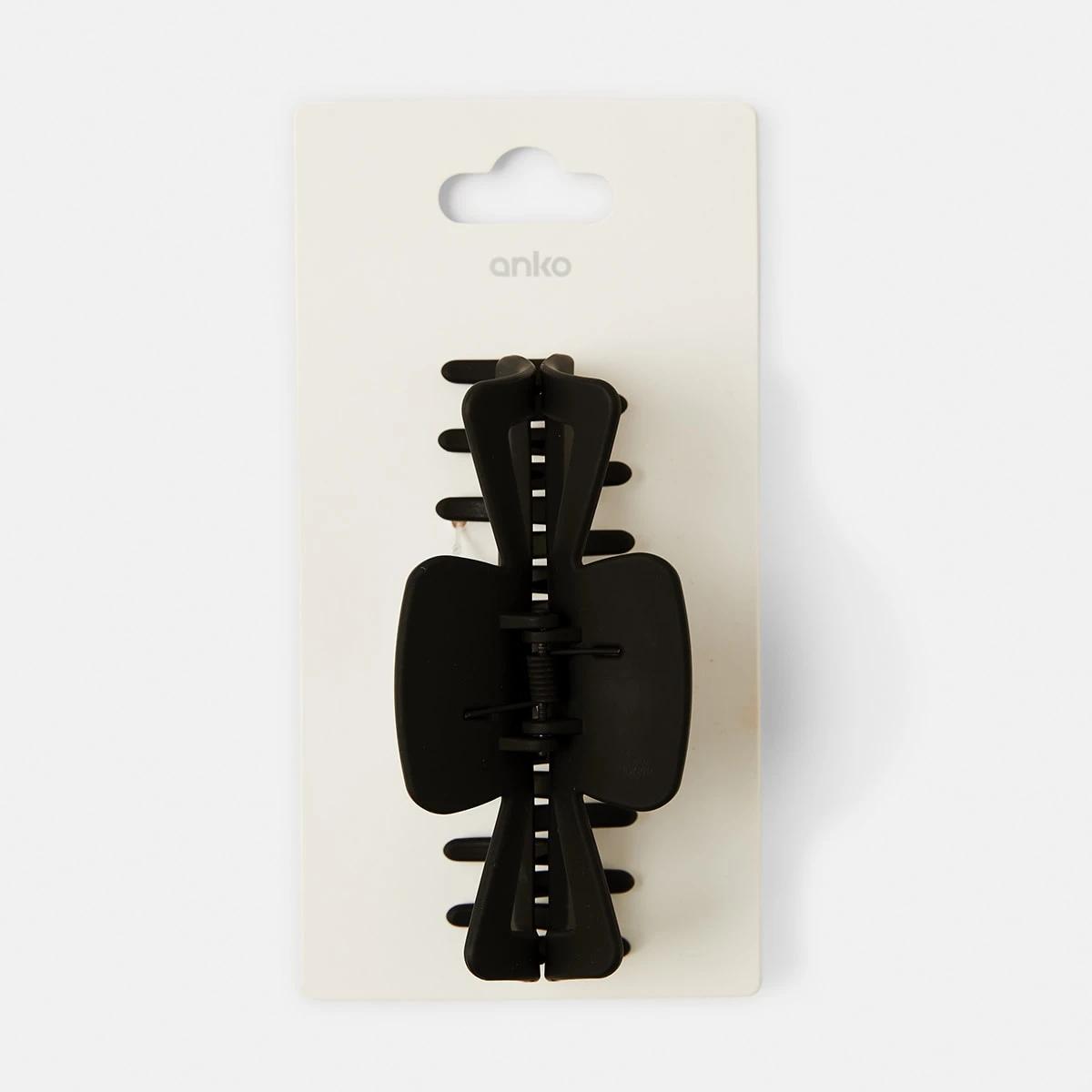 4 Black Oversized Claw Hair Clip Black, 4 of 4