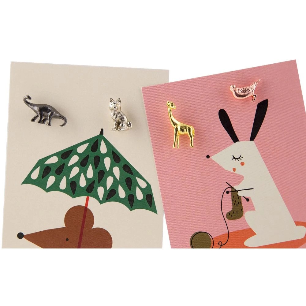 3 Three By Three Solid Cast Dinosaur Magnets 4 Pack Pewter, 3 of 3