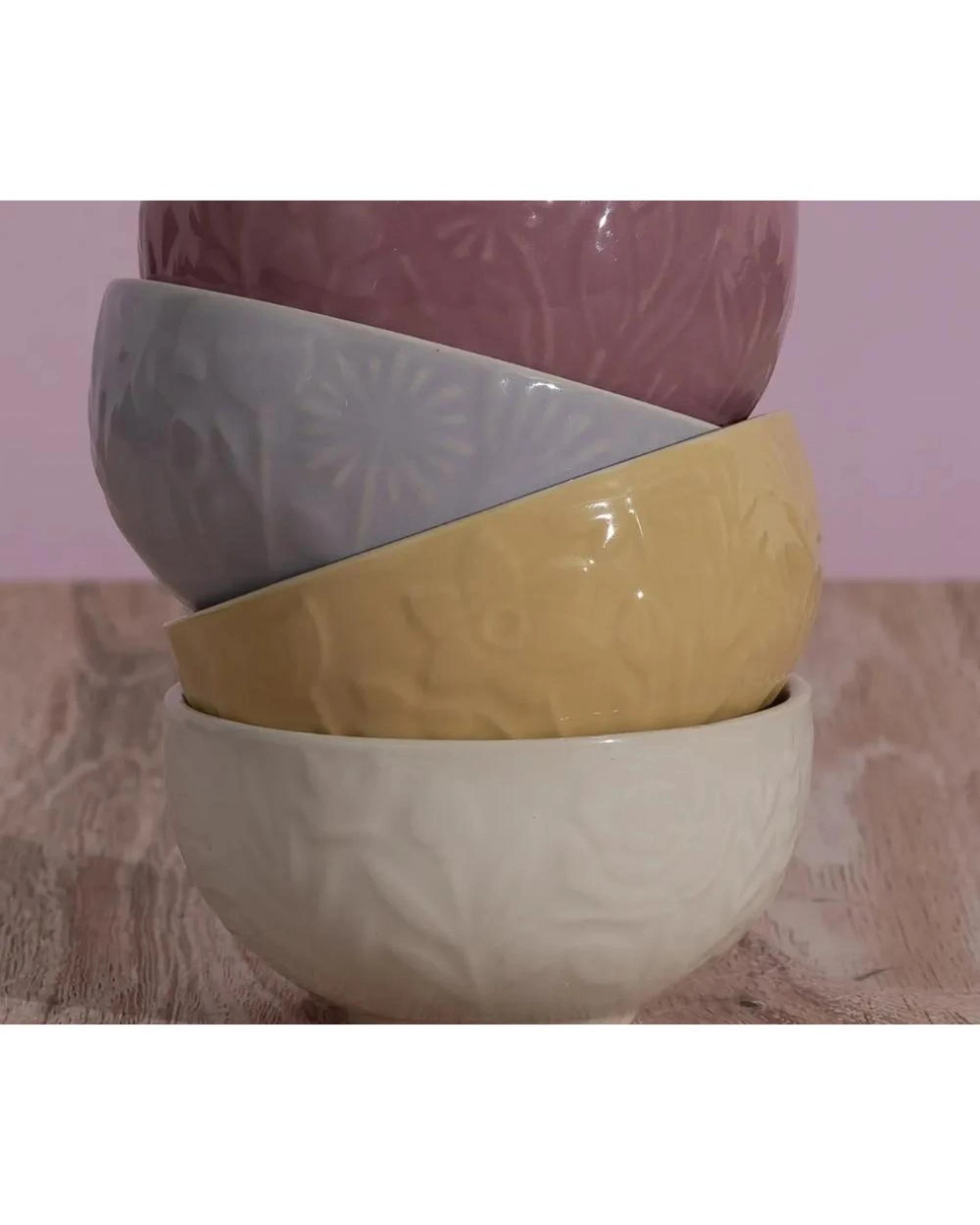 4 Mason Cash In The Meadow Set of 4 Prep Bowls 10cm, 4 of 5