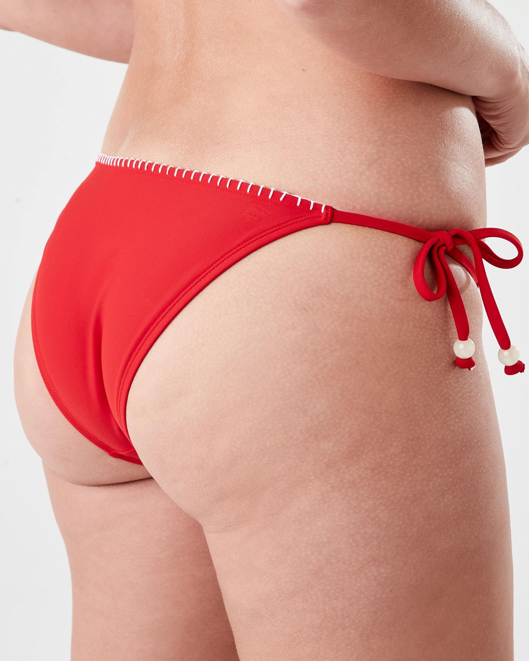 4 String Crafted Bikini Briefs Strawberry, 4 of 5