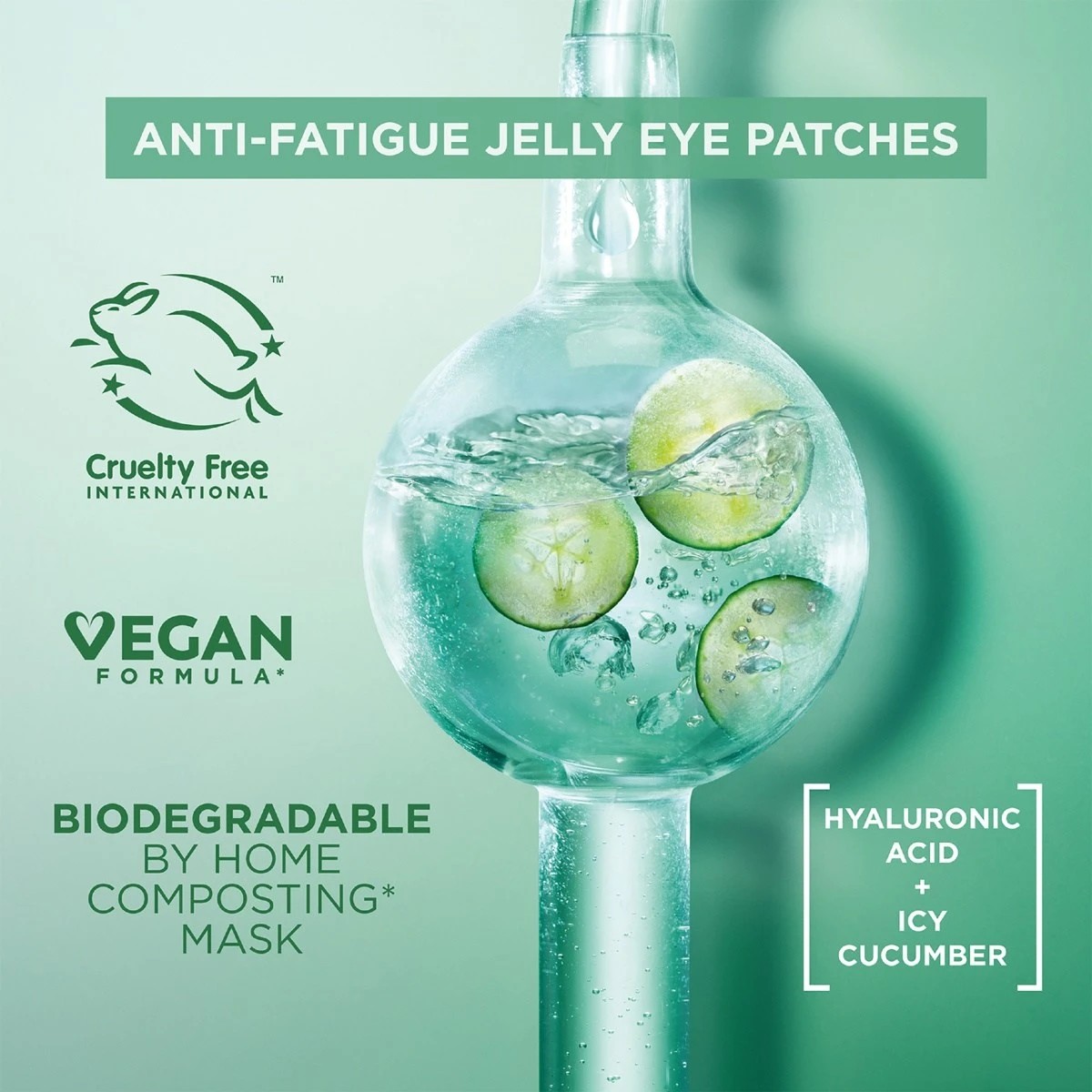 5 Garnier SkinActive Anti-Fatigue Jelly Eye Patches 5g - Hyaluronic CryoJelly, 5 of 6