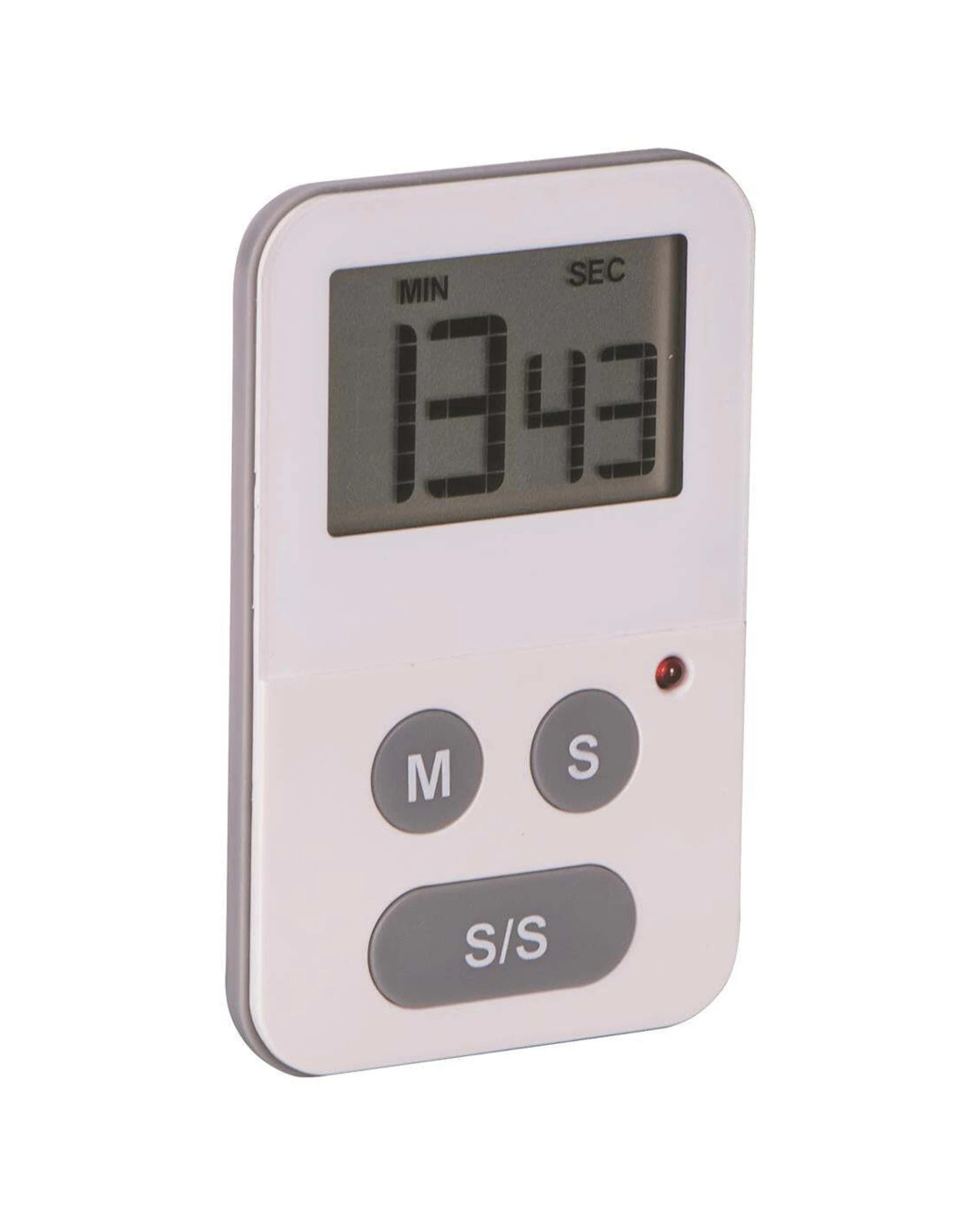 1 Avanti Digital Kitchen Timer With Large Display And Alarm - Soft Touch - White, 1 of 2