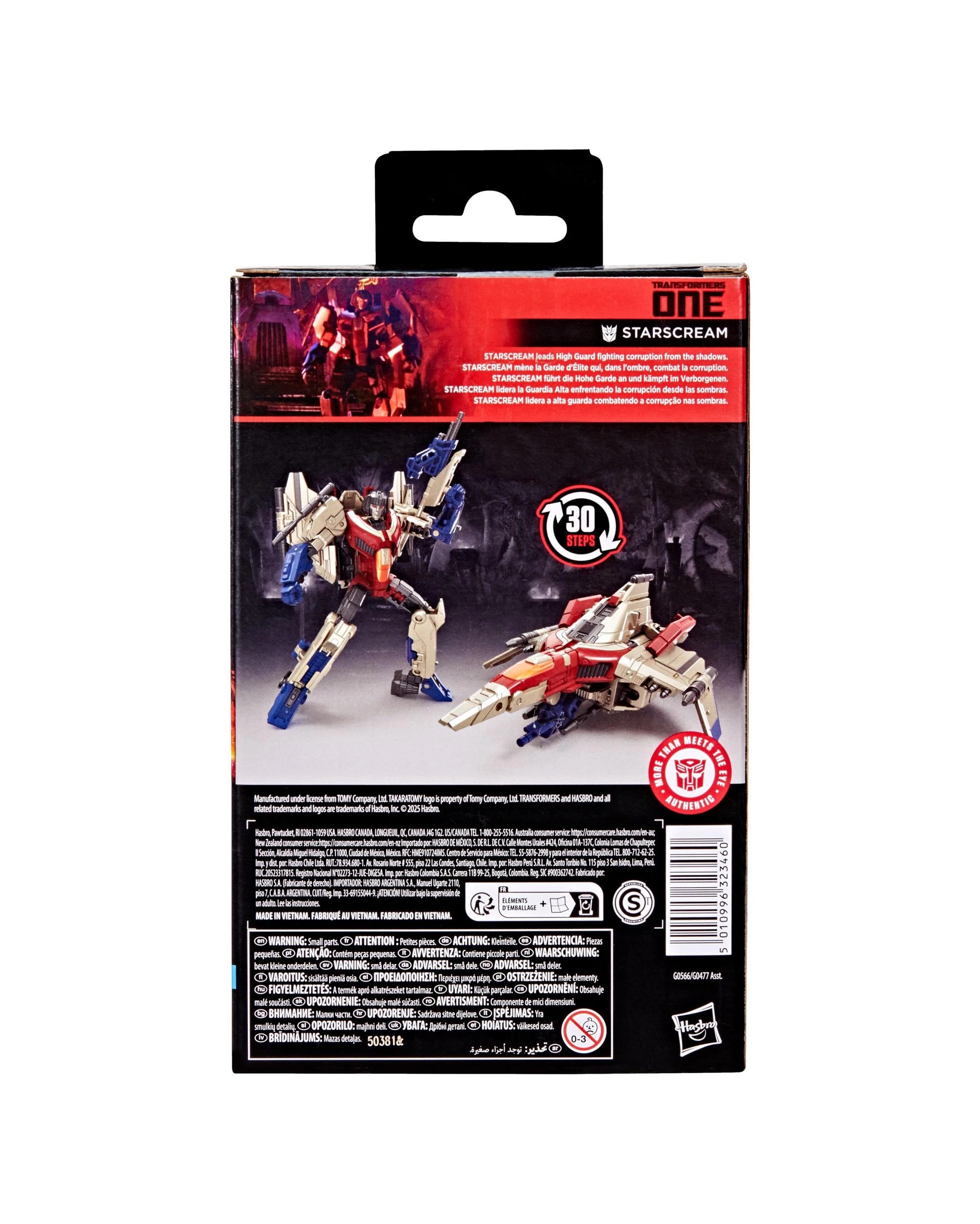 4 Transformers Studio Series Deluxe Class Transformers One Starscream Action Figure, 4 of 4