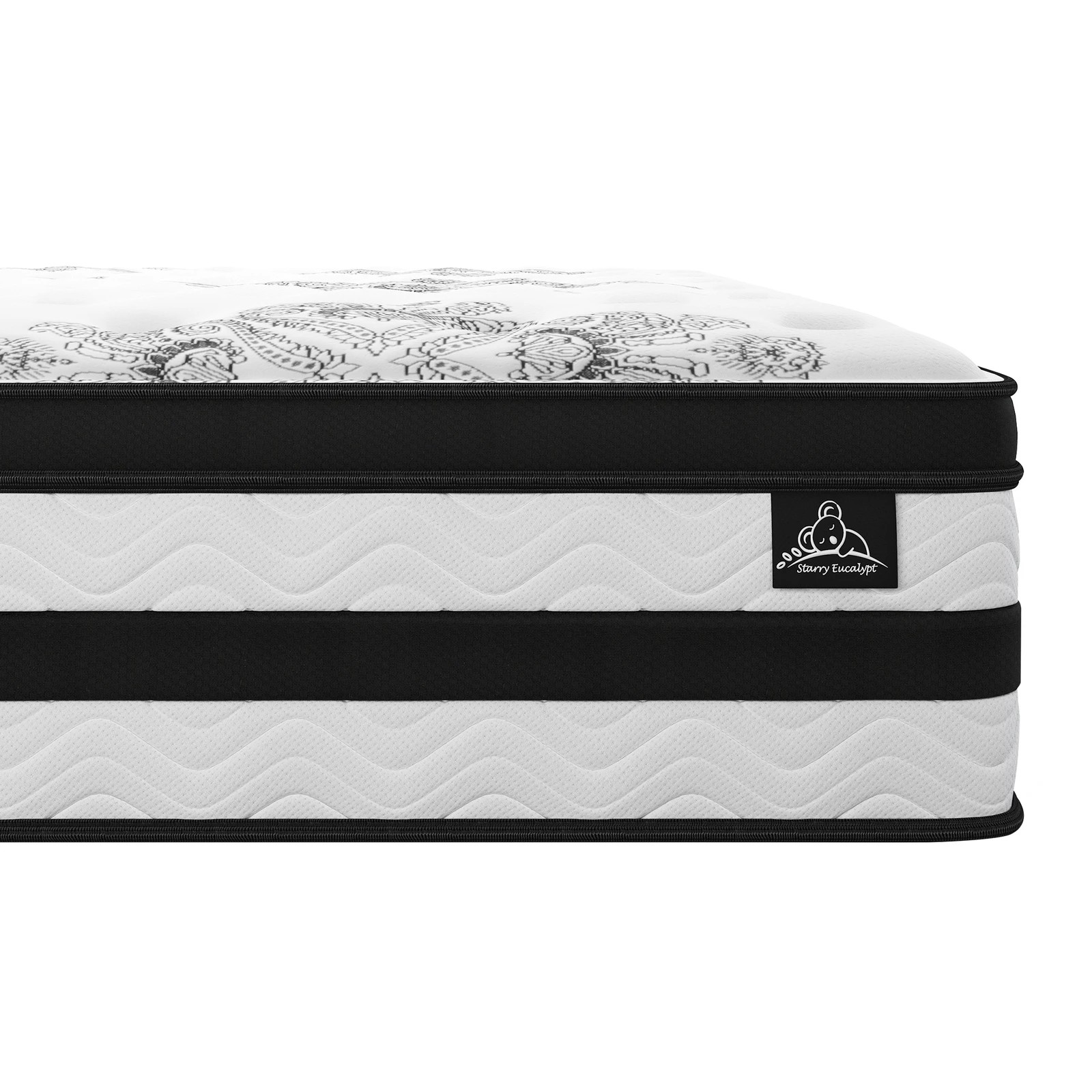 4 Starry Eucalypt Mattress Pocket Spring Latex Euro Top 34cm 5 zone - Double Bed, 4 of 10