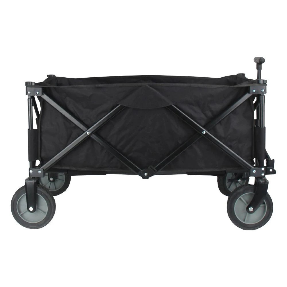 4 Rhino Folding Utility Cart Black Office Storage and Safety Accessories Steps and ladders Cleaning Carts, 4 of 6