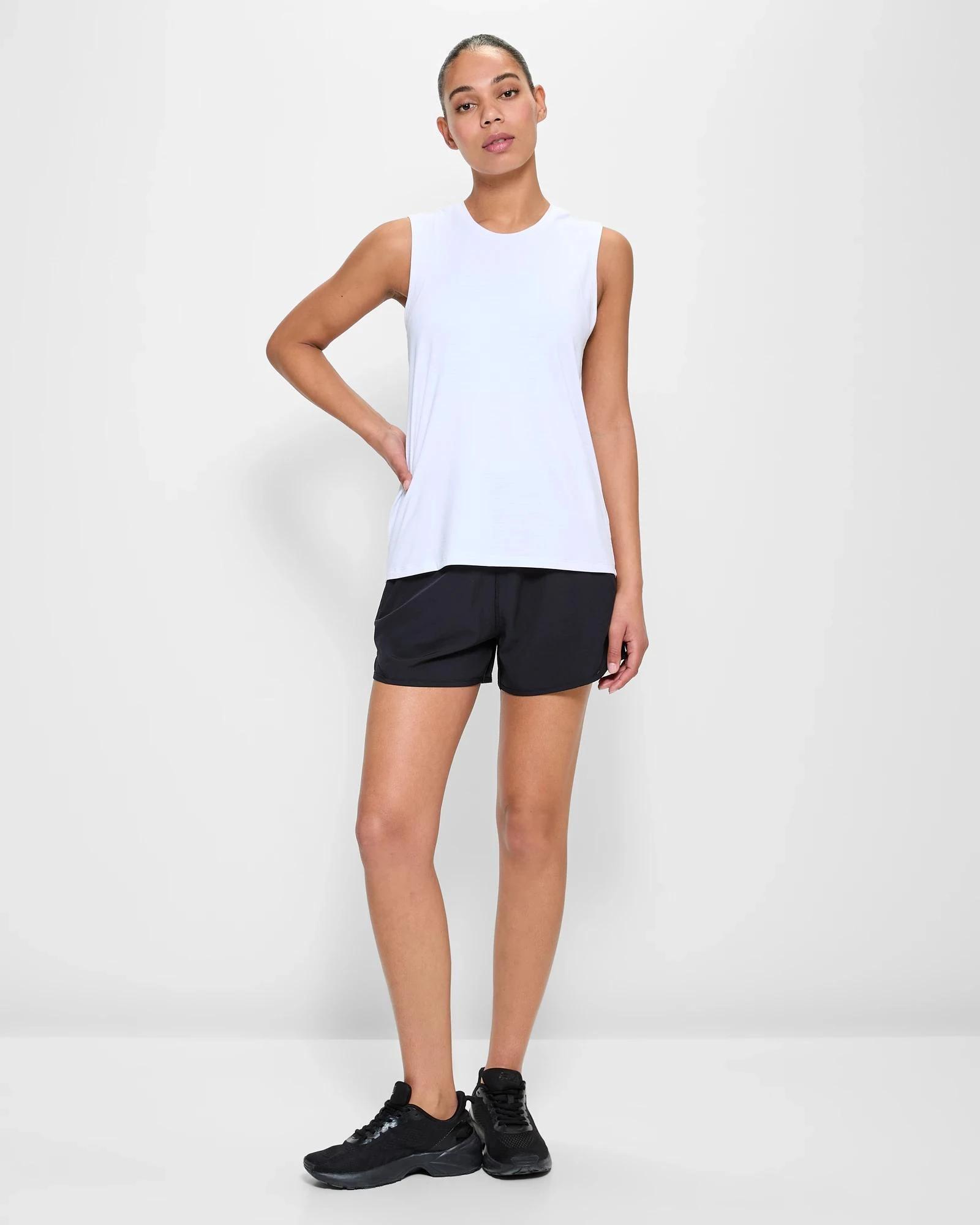 2 Target Active Performance Running Muscle Tank Top WHITE, 2 of 5