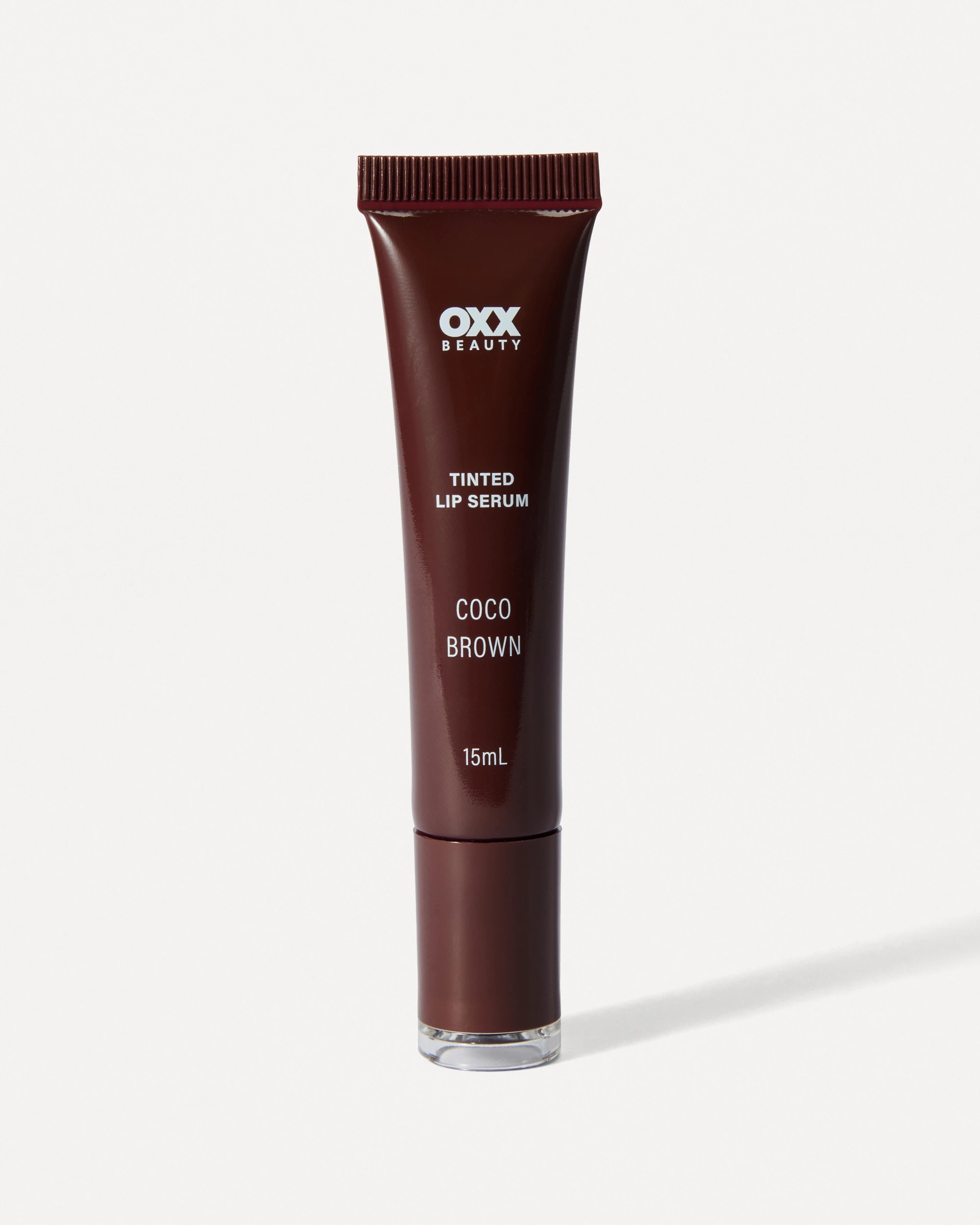 1 OXX Beauty Lip Care Tinted Lip Serum 15ml - Coco Brown, 1 of 5