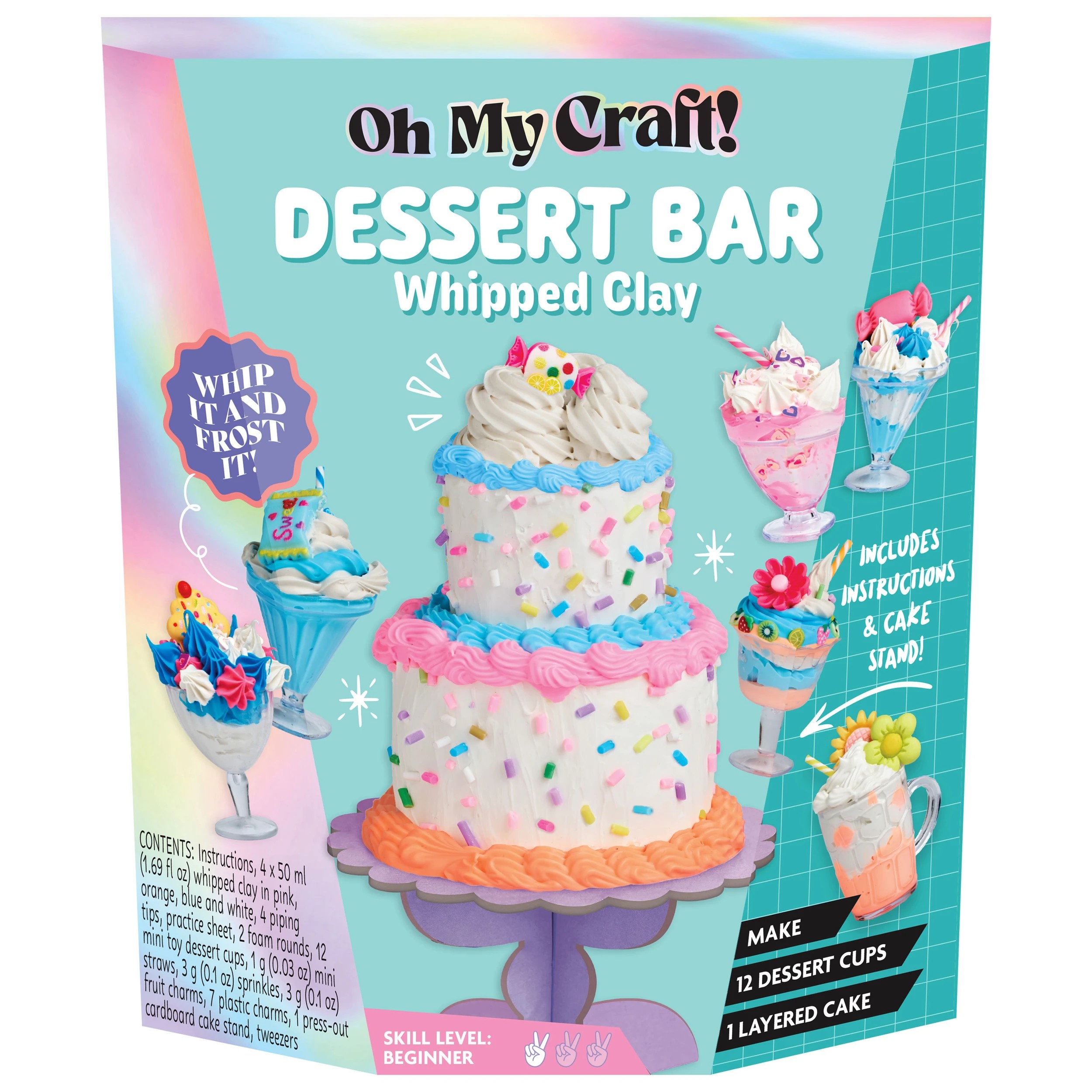 1 Oh My Craft! Mini Desserts Whipped Clay Kit, 1 of 7