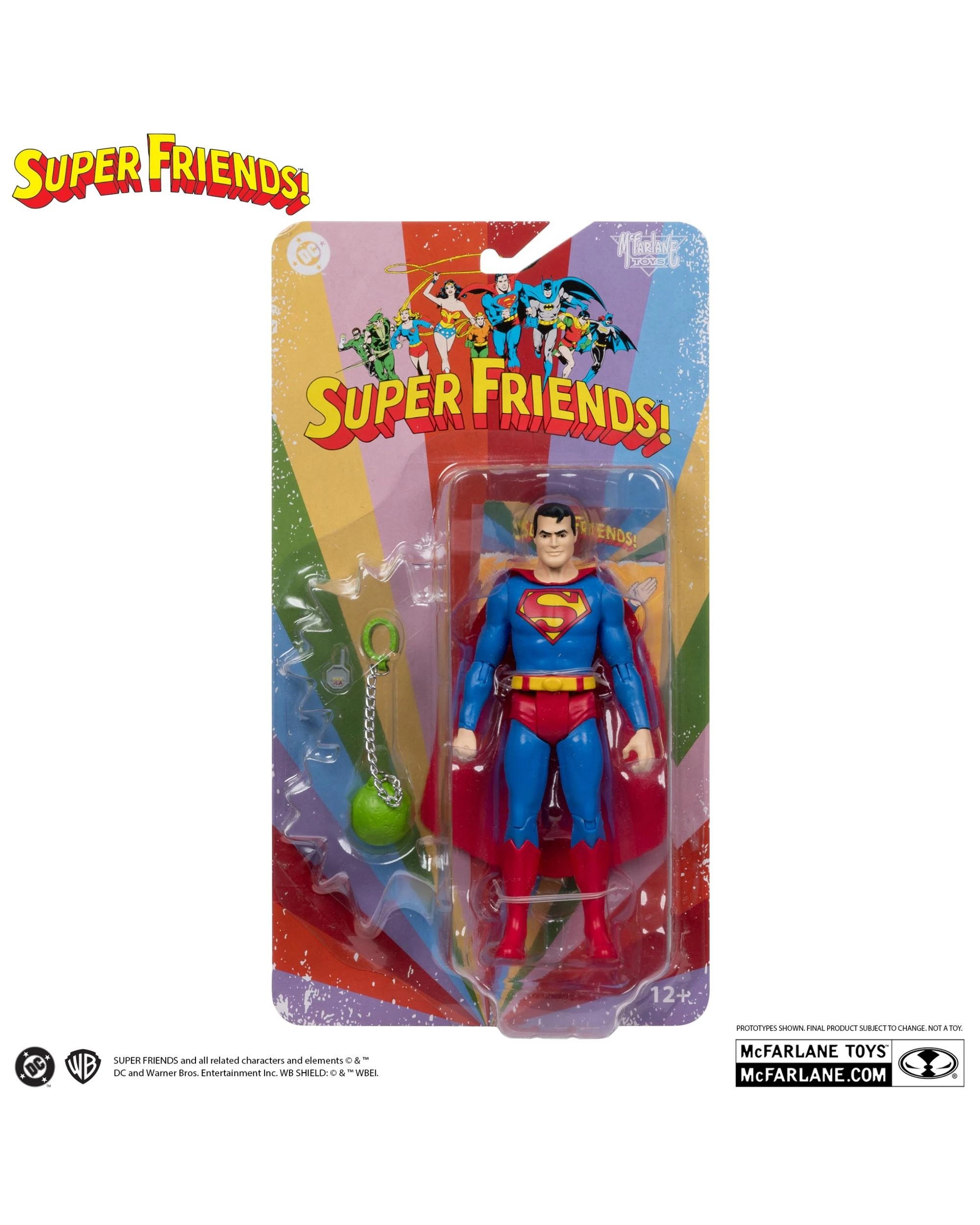 7 DC Comics Retro Super Friends Superman 6 inch Action Figure, 7 of 8
