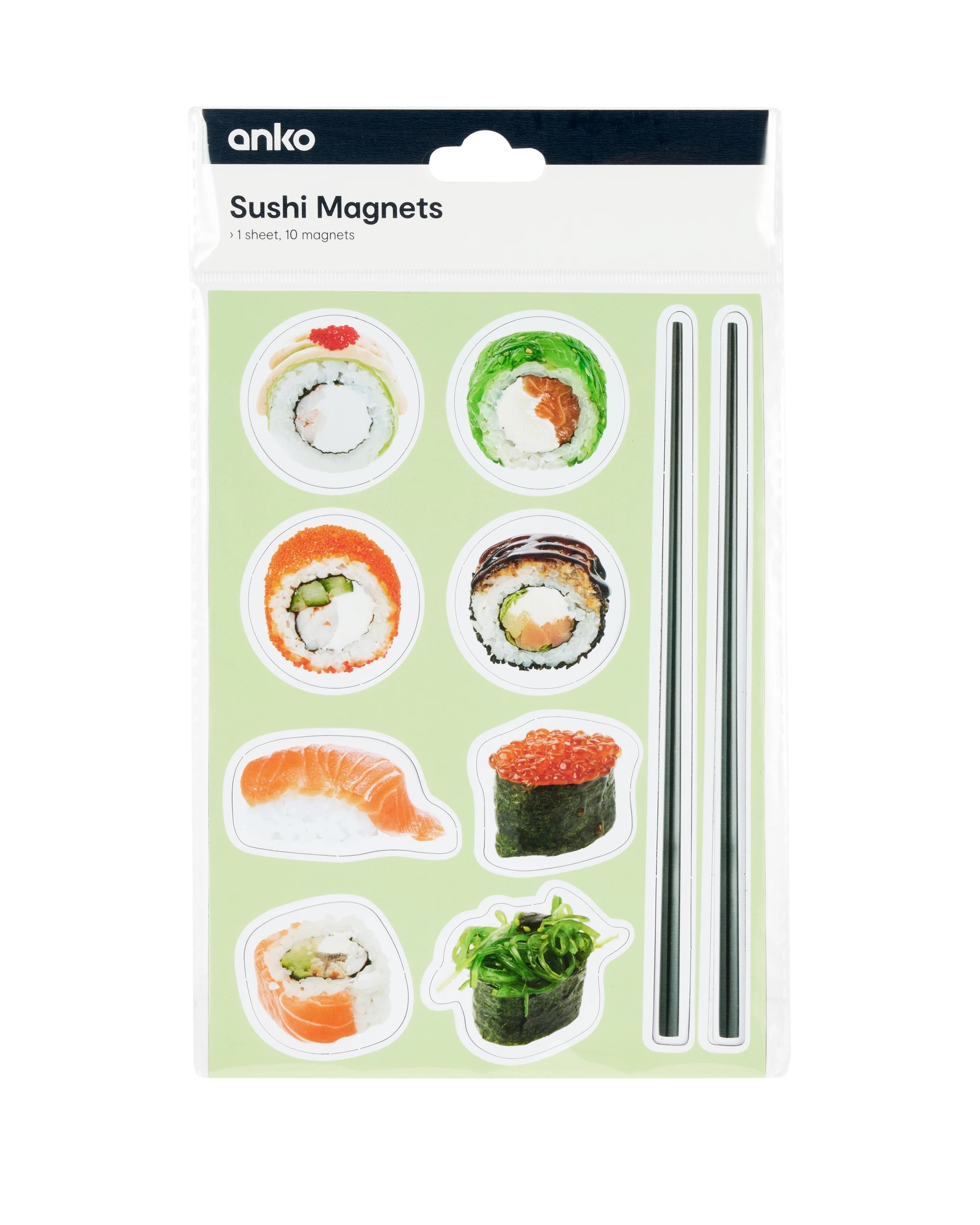 1 10 Pack Sushi Magnets, 1 of 4