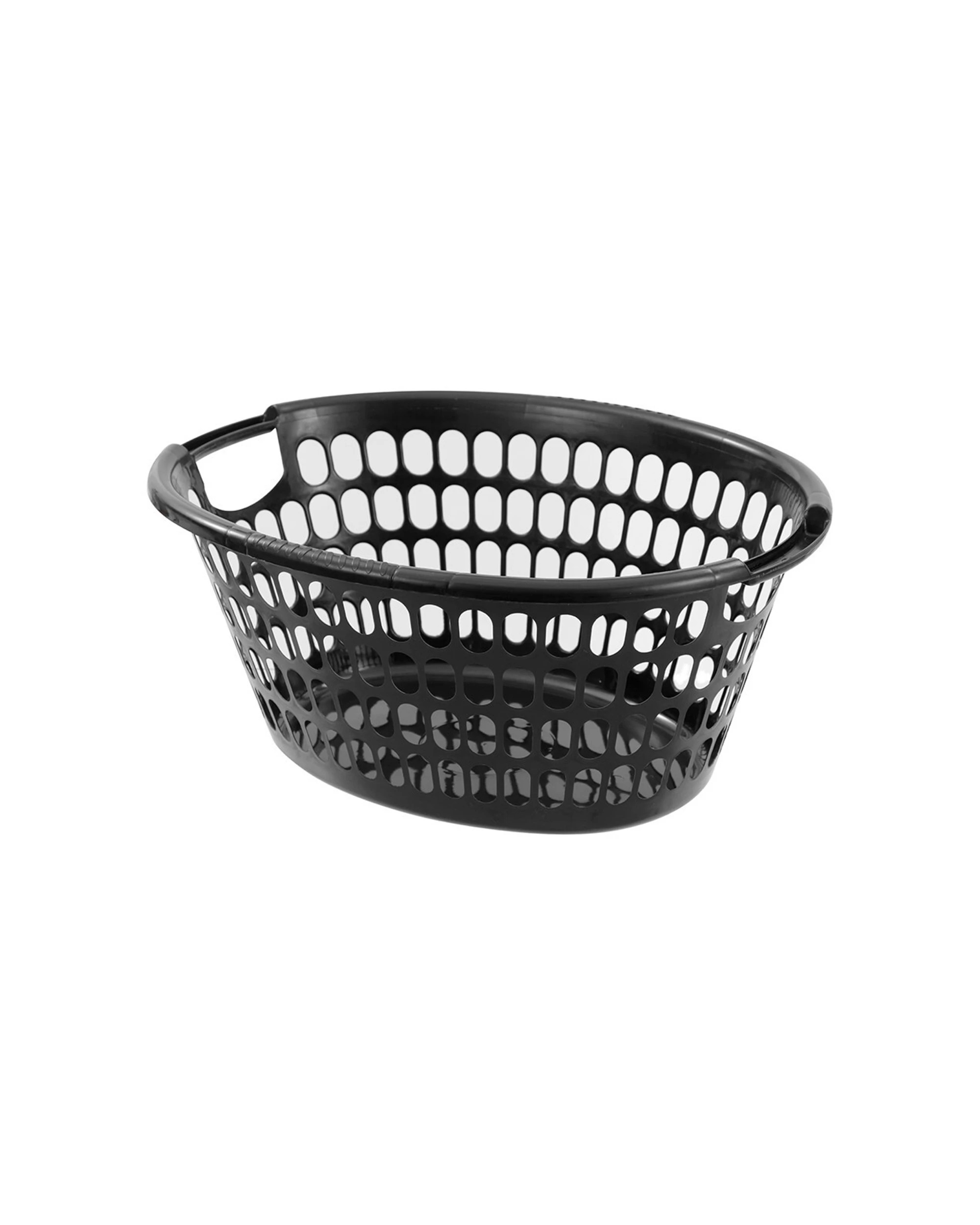 3 Boxsweden Eco Essentials Oval Laundry Basket 58x46cm - Multi, 3 of 5