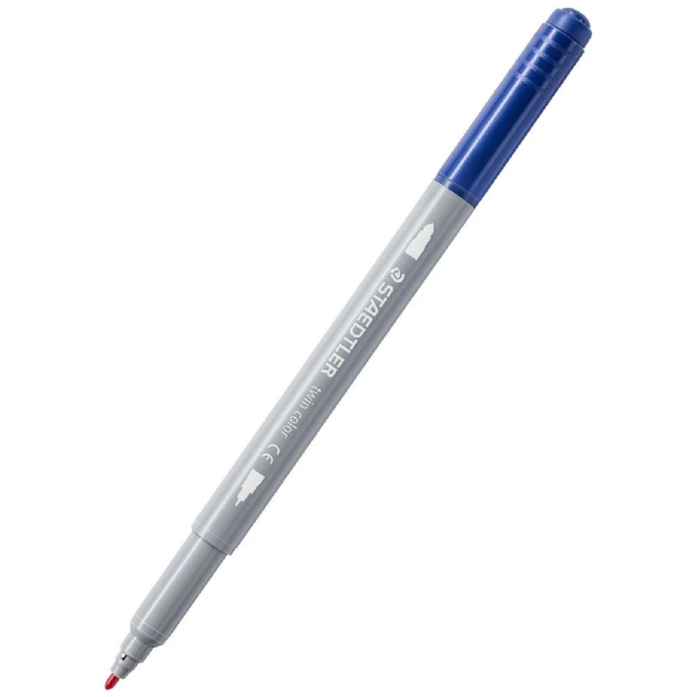 3 Staedtler Twin Tips Fibre Tip Pens 10 Pack, 3 of 10