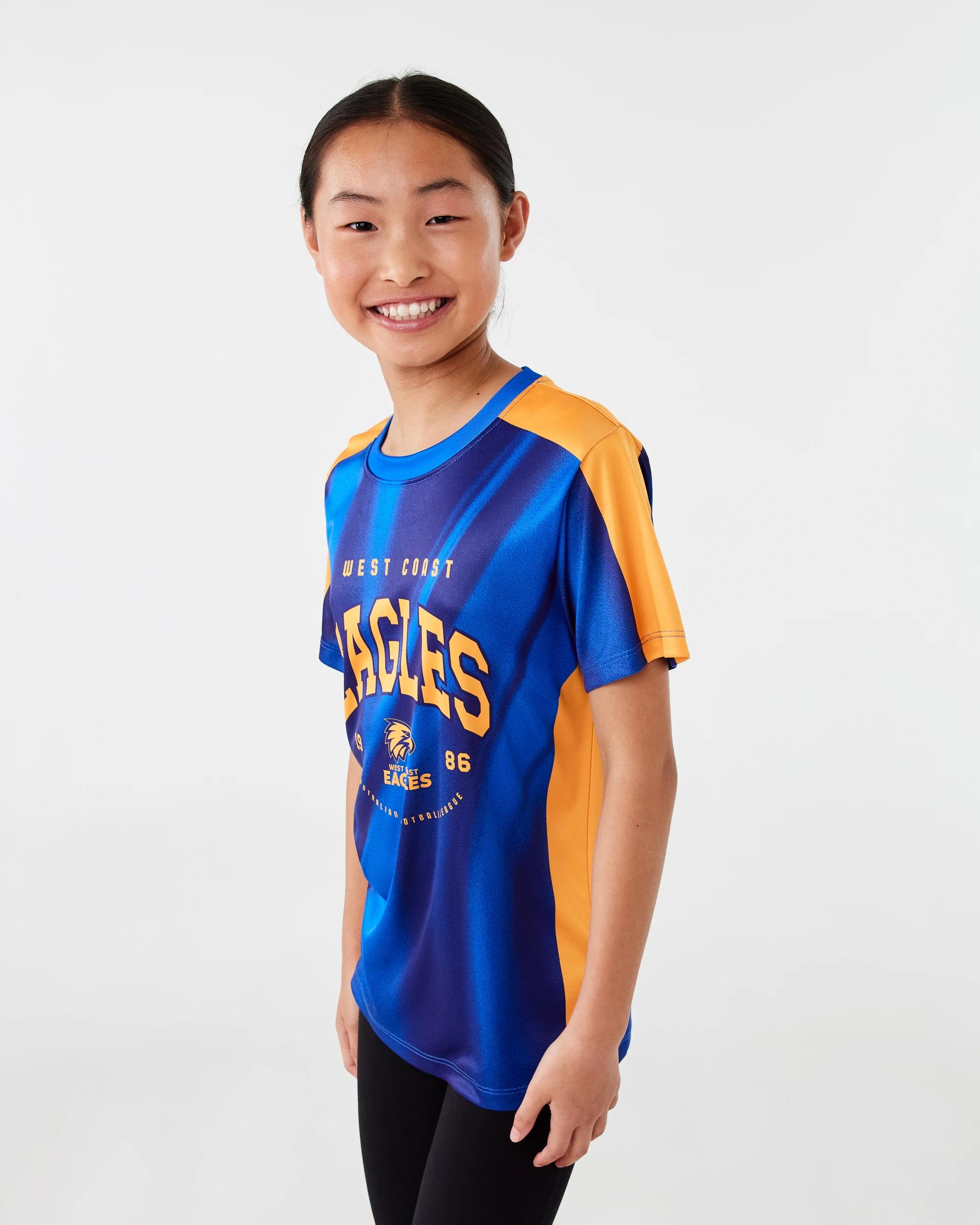 2 Official AFL Youth Training T-shirt West Coast, 2 of 8