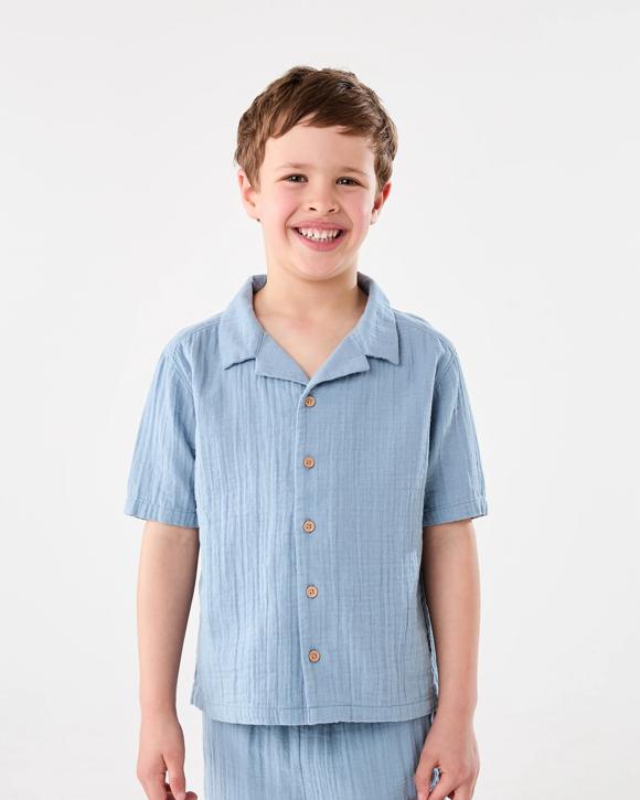 Short Sleeve Double Cloth Shirt