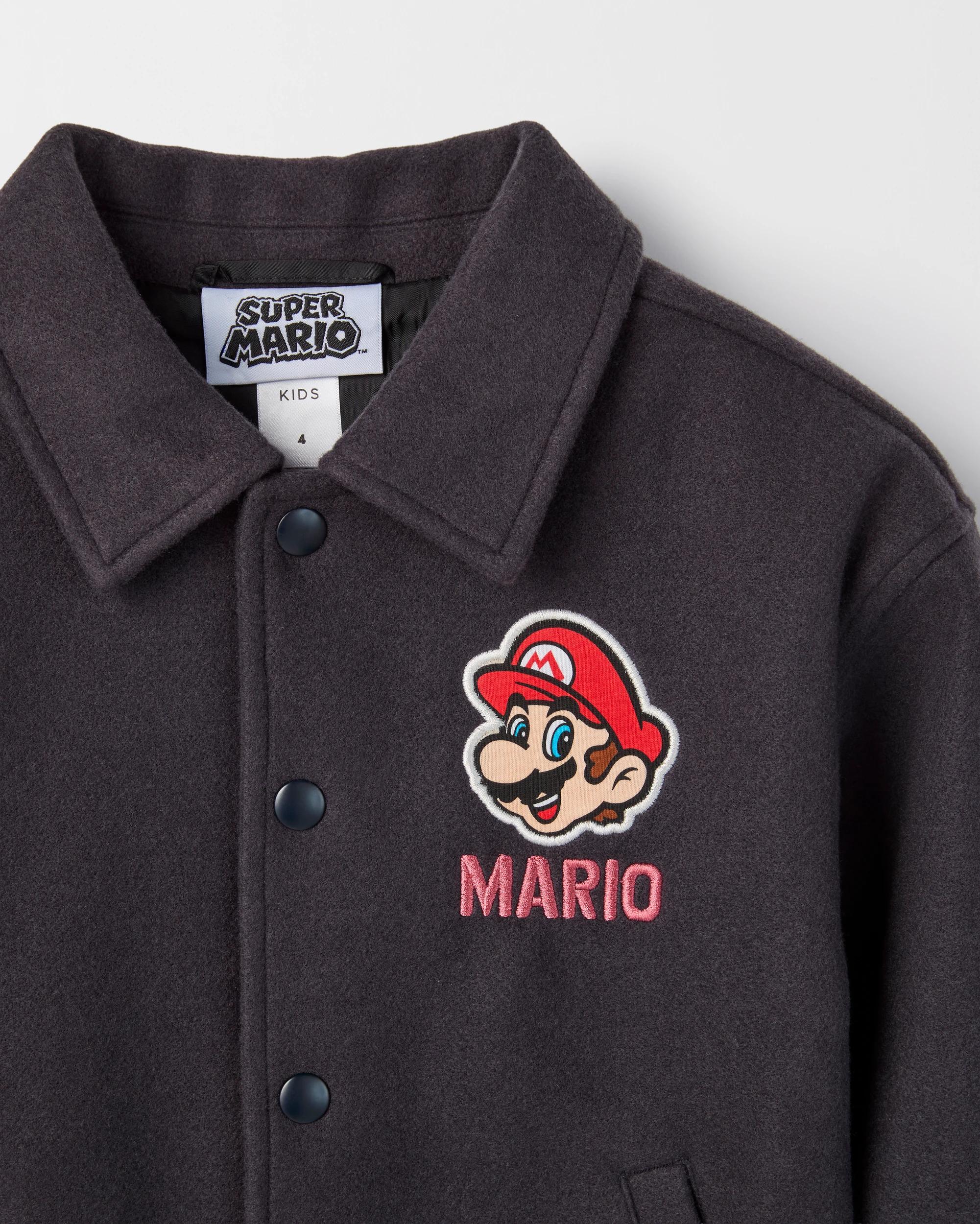6 Super Mario Australian Cotton Jacket CREAM/CHARCOAL, 6 of 7