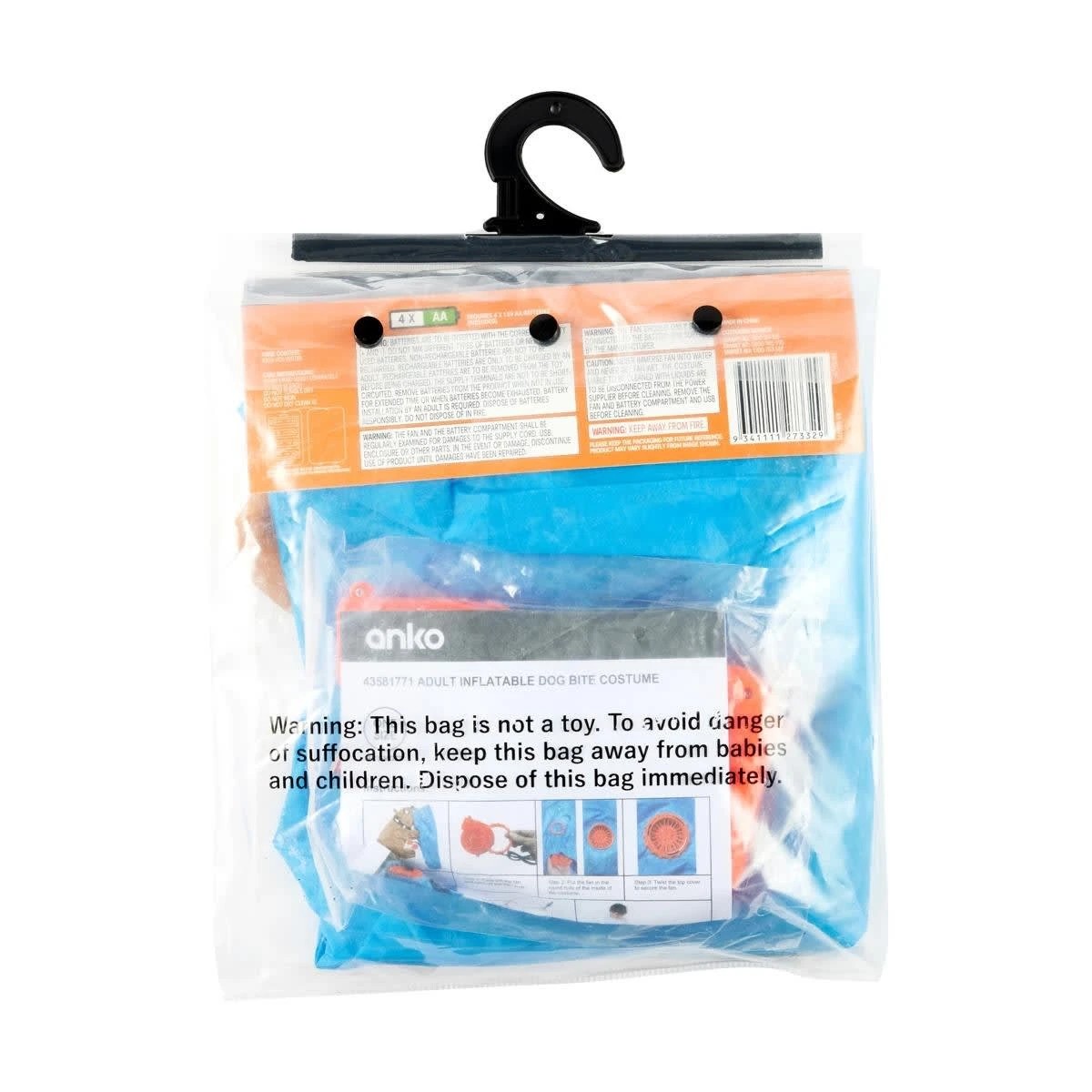 10 Adult Inflatable Dog Bite Costume, 10 of 10