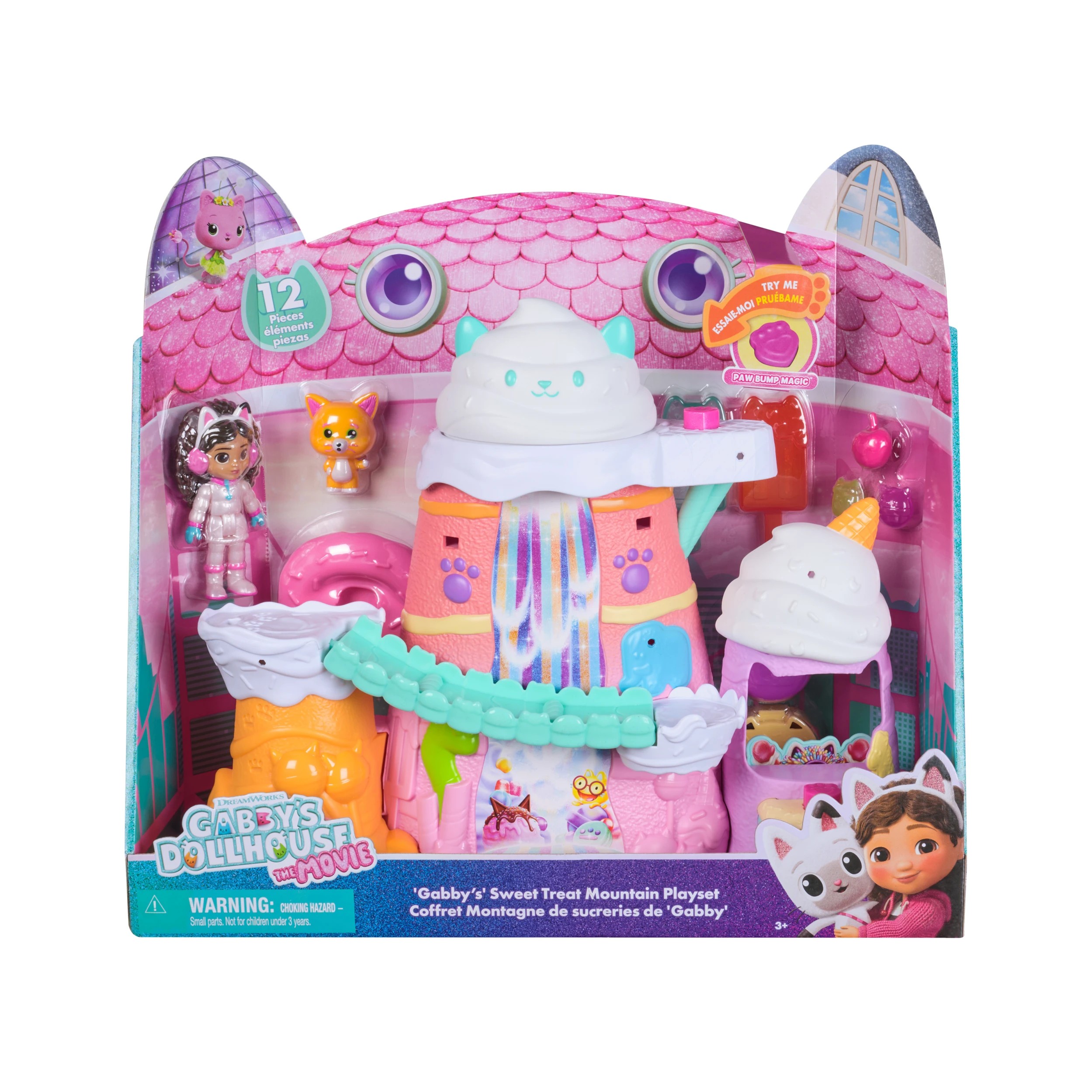 1 12 Piece Gabby's Dollhouse: The Movie Gabby's Sweet Treat Mountain Playset, 1 of 10