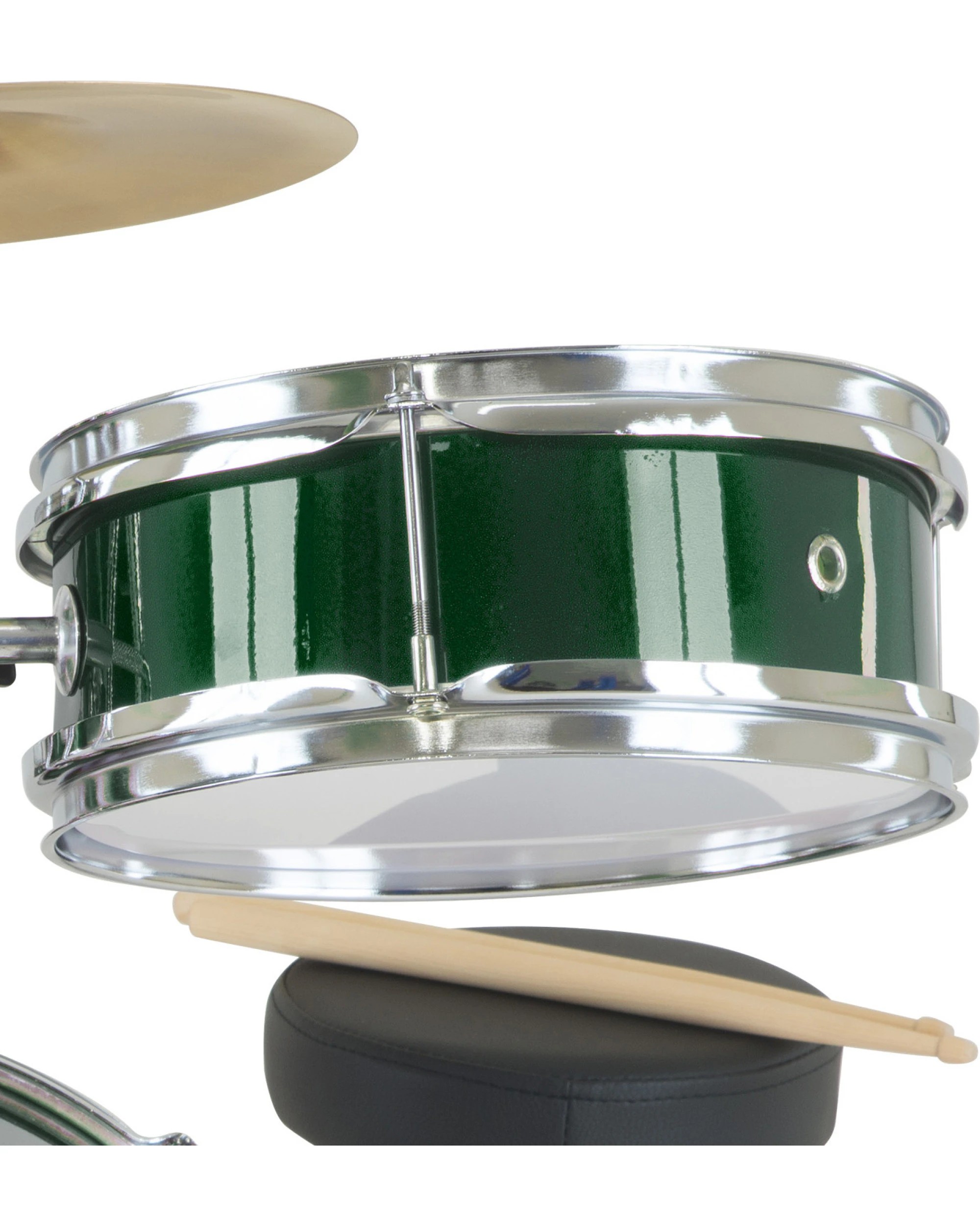 4 Karrera Kids 4pc Drum Set Kit in Green - Green, 4 of 7