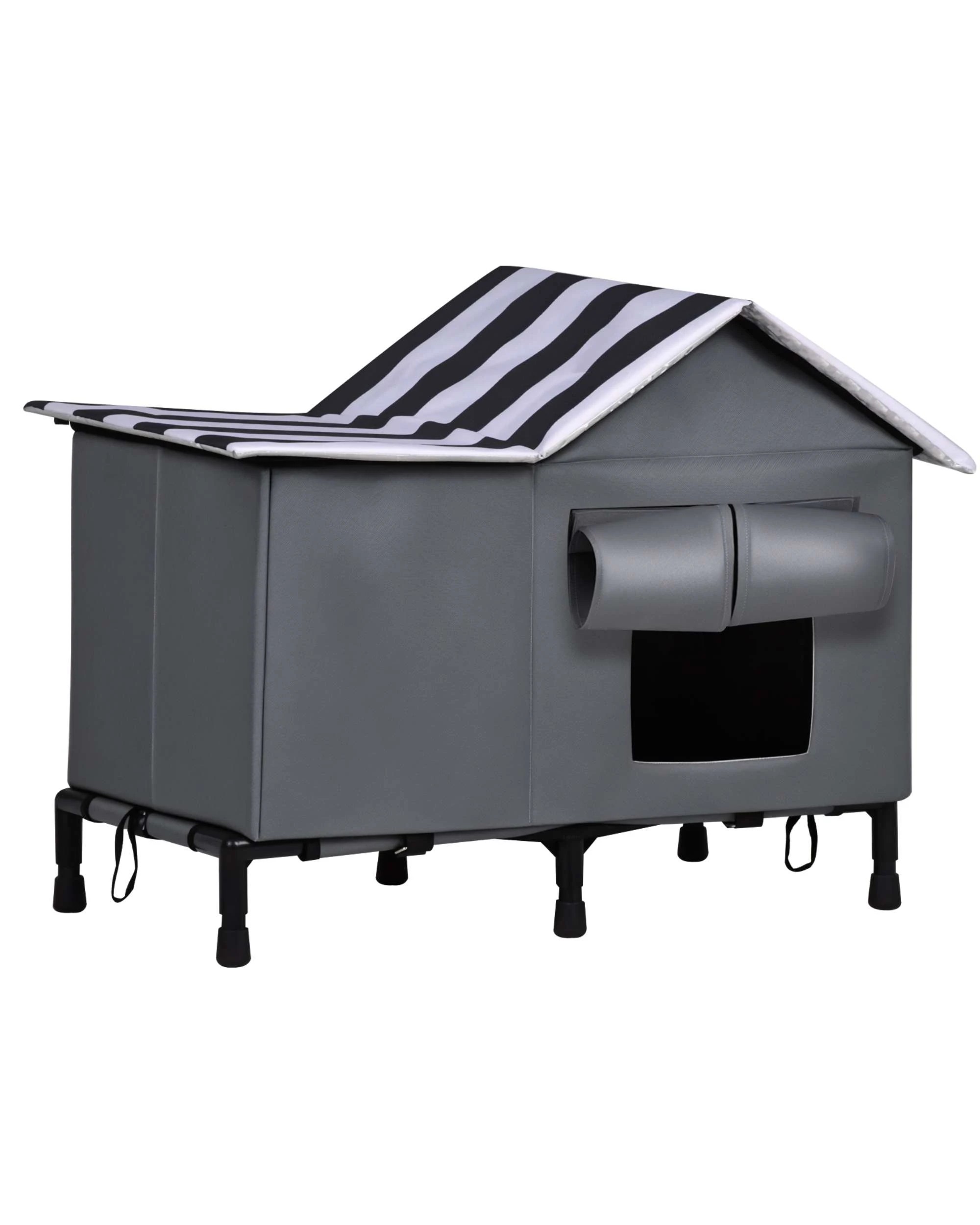 4 Advwin Pet House Shelter Elevated Outdoor Pet Bed, 4 of 9