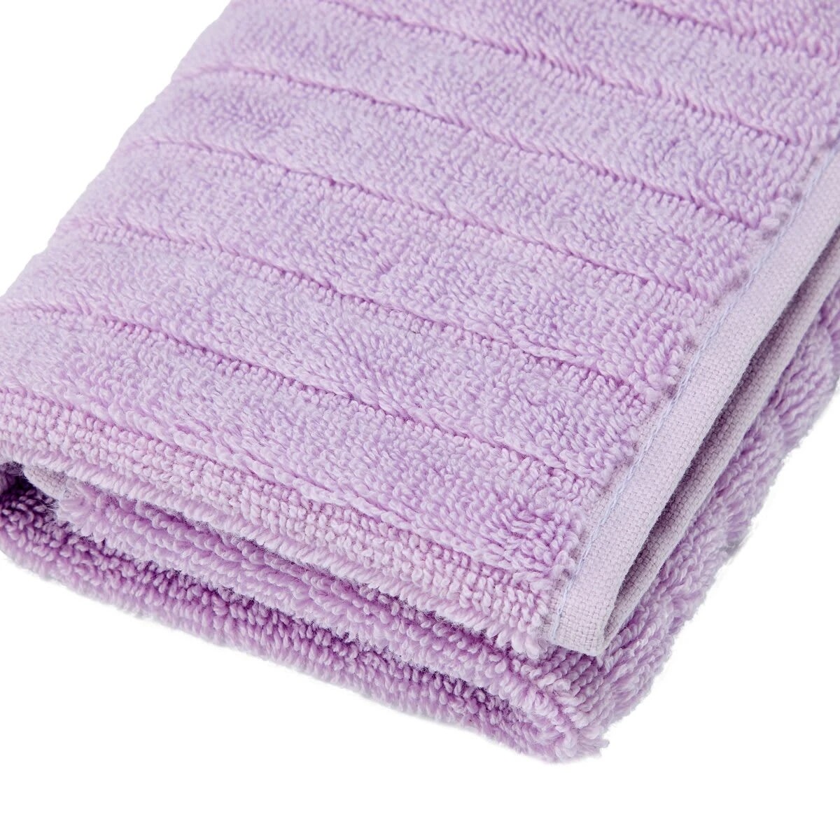 4 Cotton Face Washer - Lilac, 4 of 5