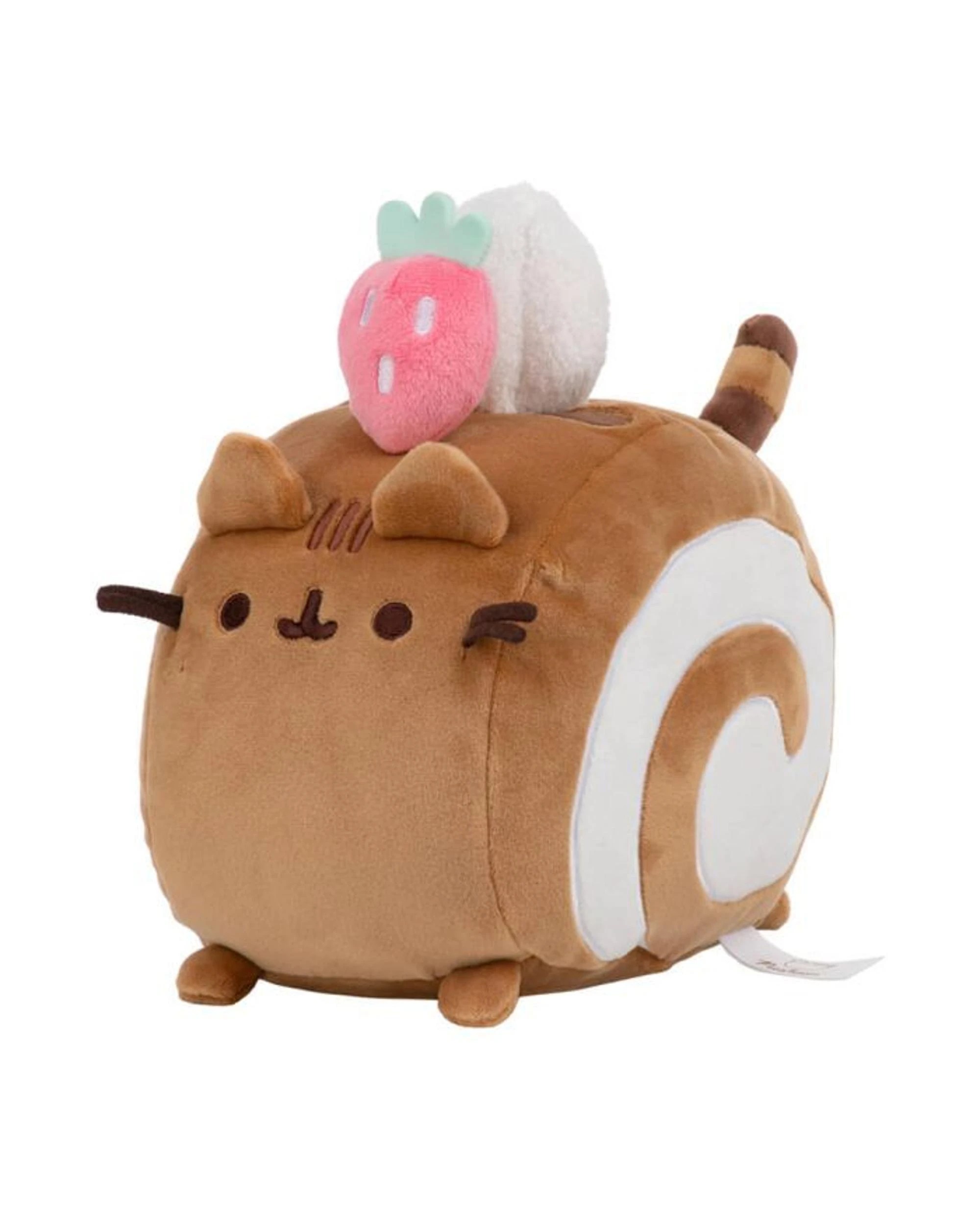 1 Chocolate Swiss Roll Squisheen Plush, 1 of 4