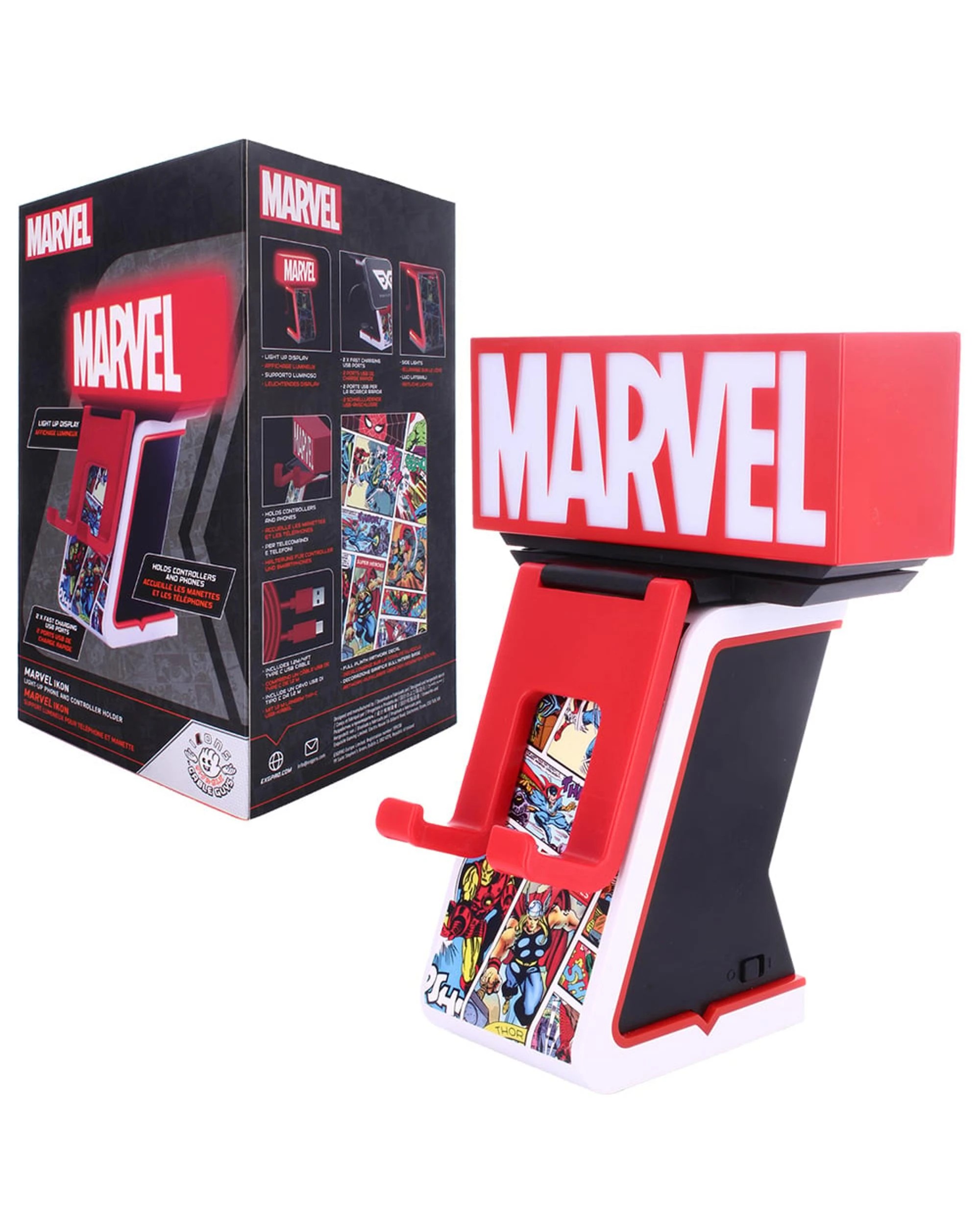1 Cable Guys Marvel Logo Ikon Phone and Controller Holder, 1 of 9
