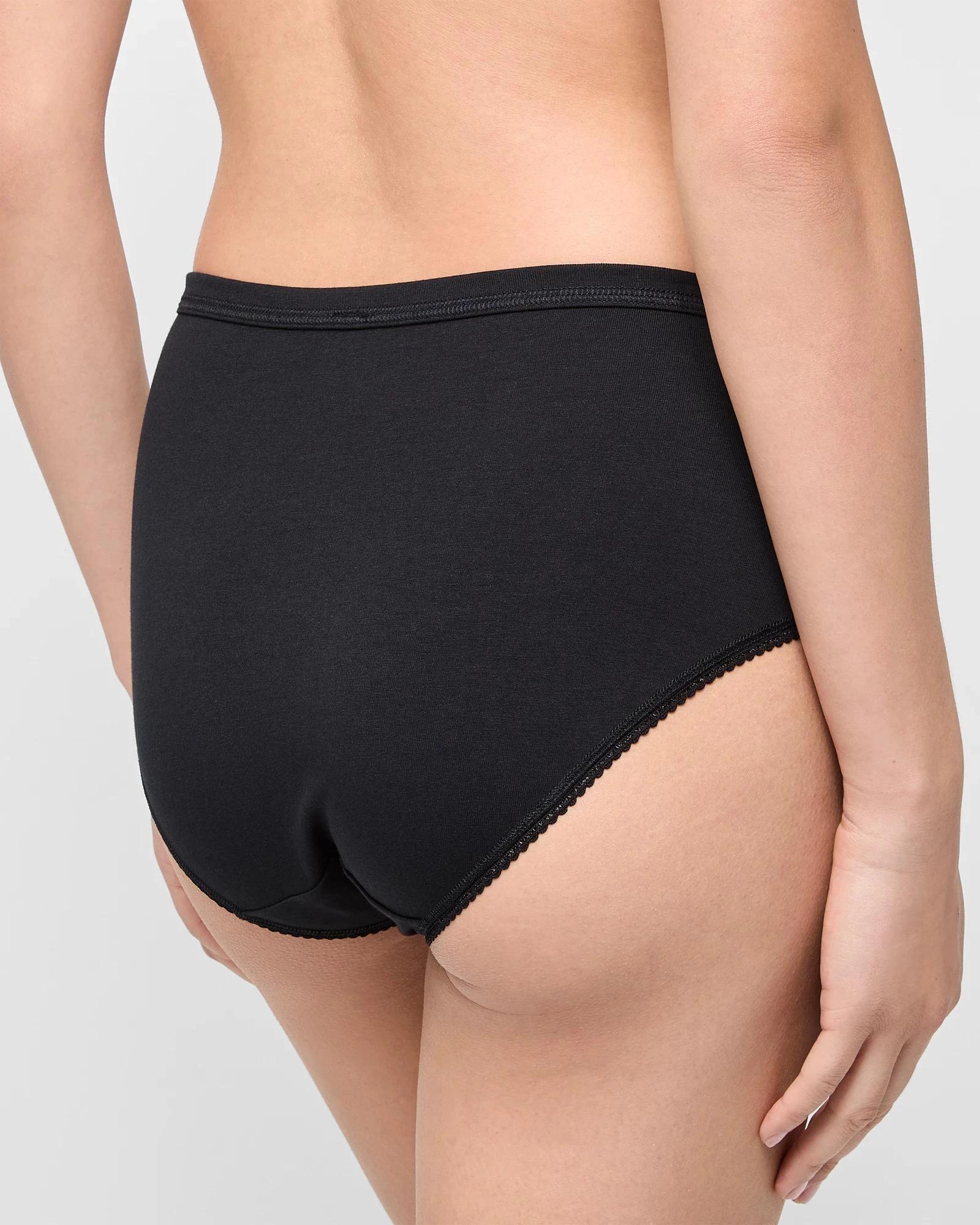 4 Target Woman Australian Cotton and Lace 2 Pack Midi Briefs BLACK, 4 of 4