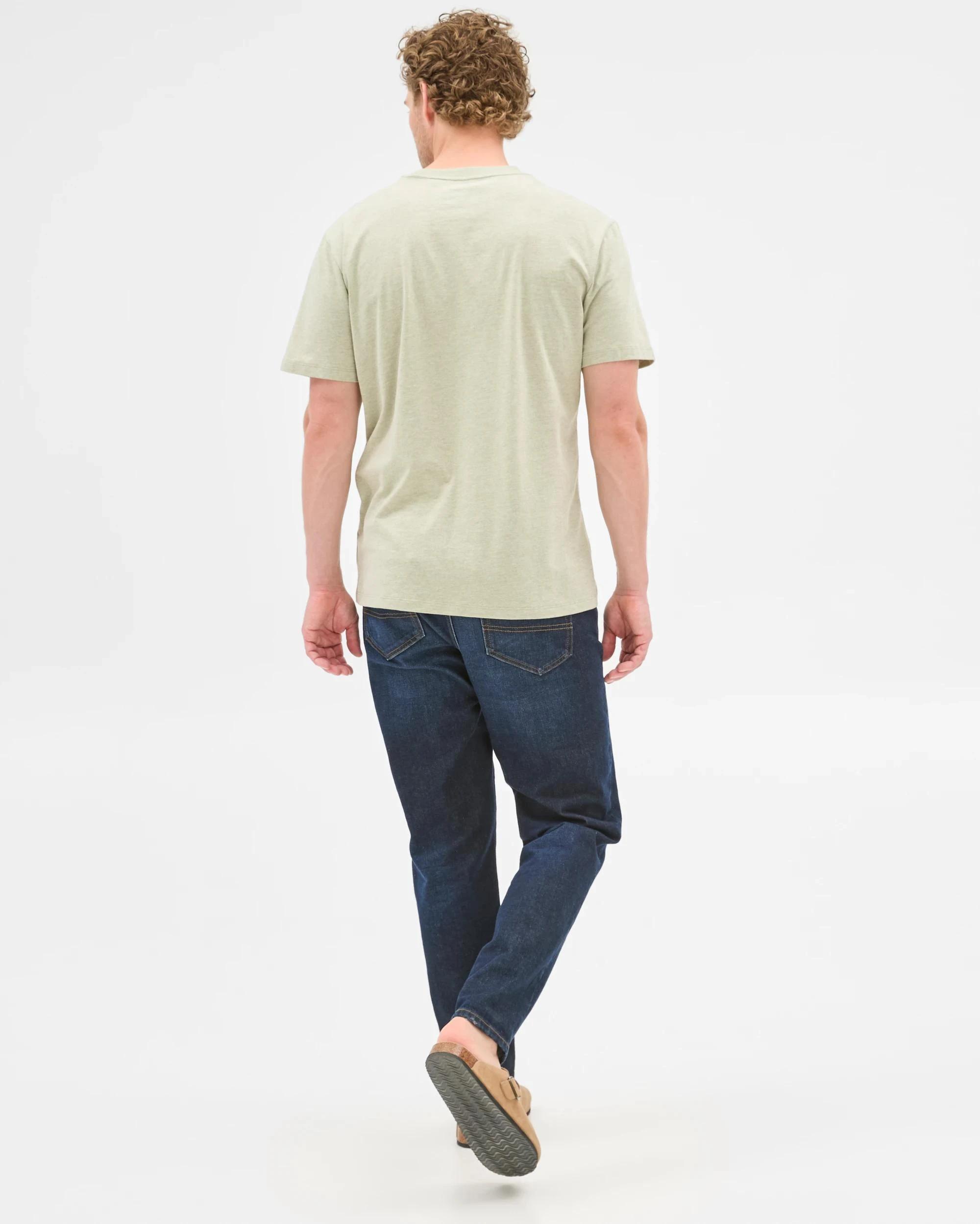 4 Target Australian Cotton Blend T-Shirt SEAGRASS MARLE, 4 of 6