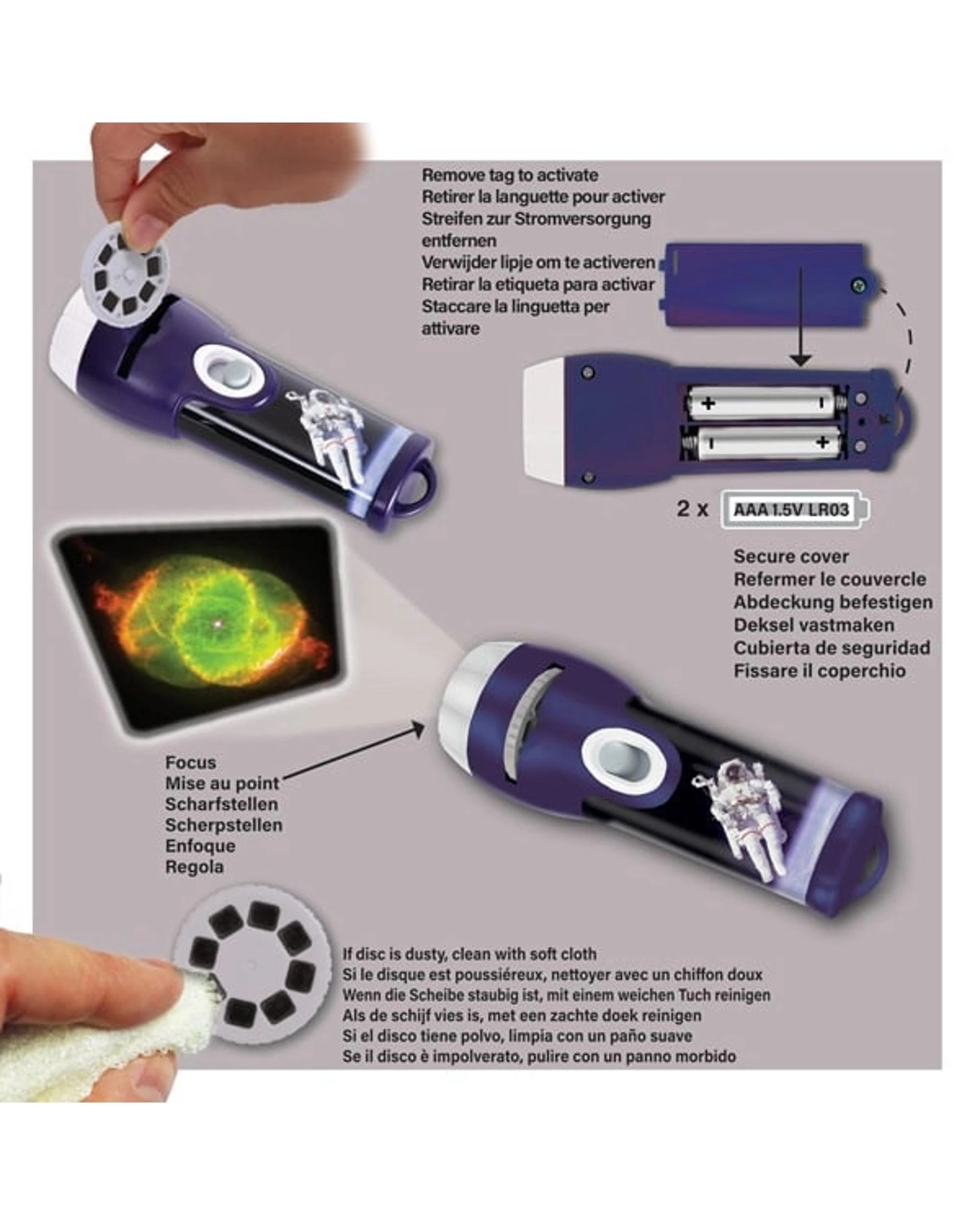 3 Brainstorm Space Torch and Projector, 3 of 10