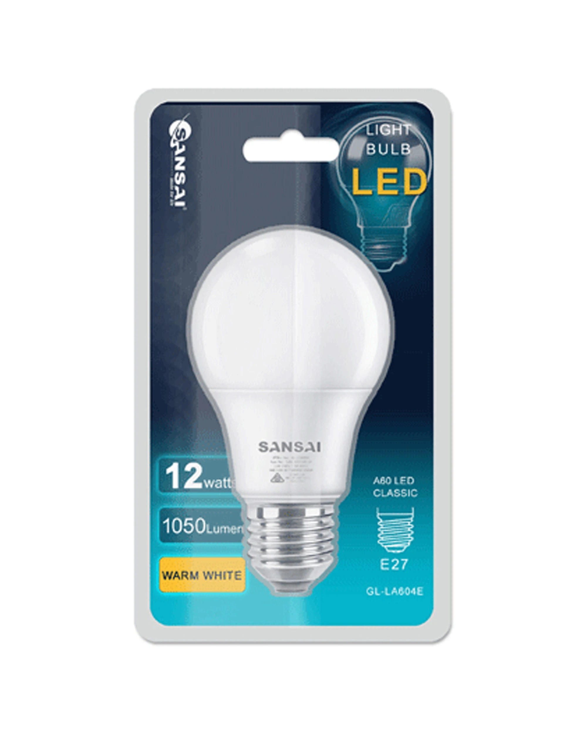 2 Sansai Home/office Led 1050lm Screw In Light Bulb A60 12w E27 Warm White 3000k
 - White, 2 of 3