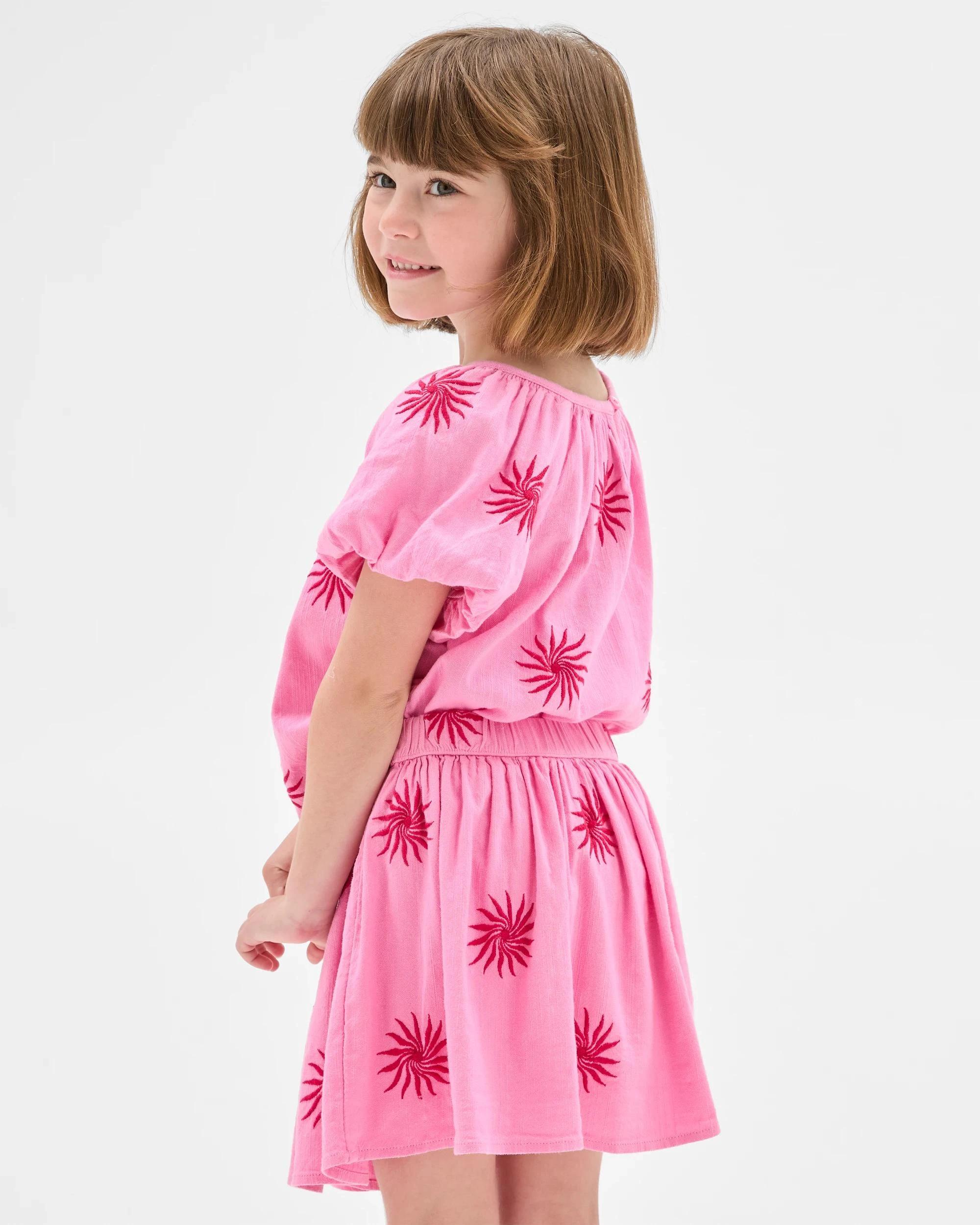 4 Target Embroidered Woven Skirt PINK, 4 of 5