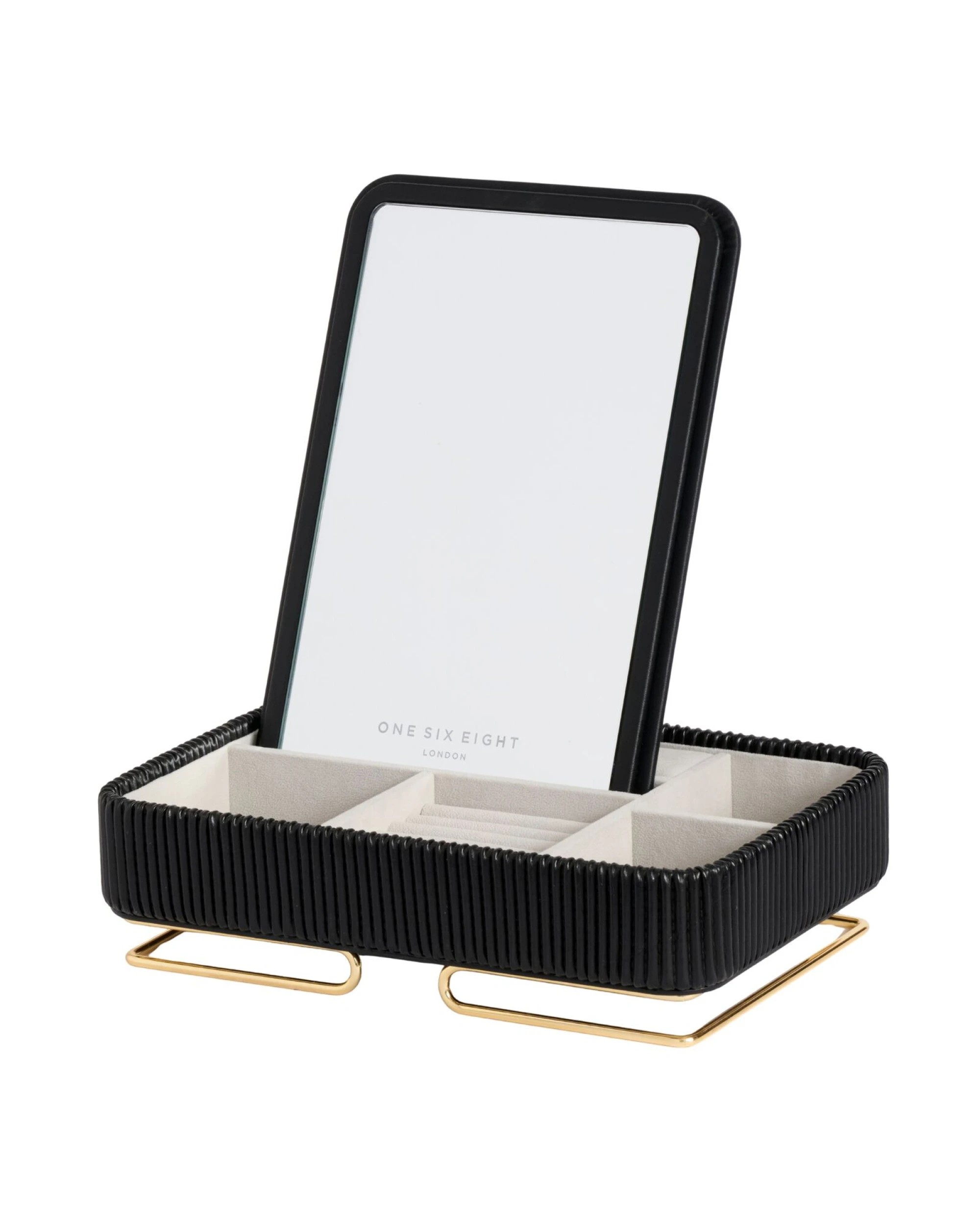 1 One Six Eight London Carolina Jewellery Box - One Size - Black, 1 of 4