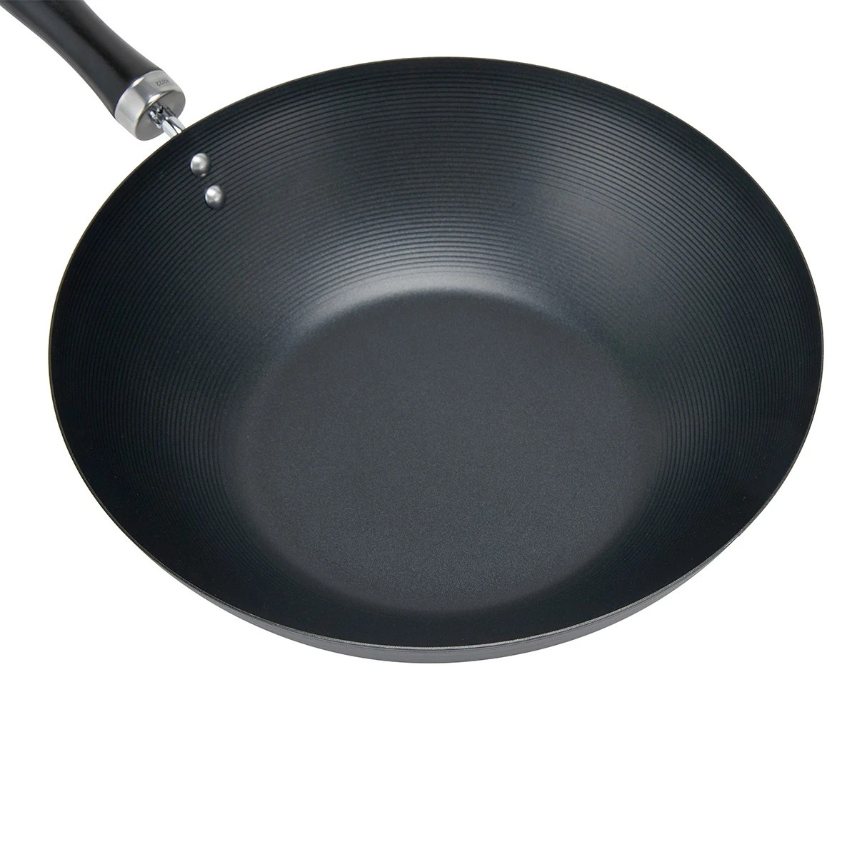 4 30cm Carbon Steel Non-Stick Stir-fry Wok, 4 of 7