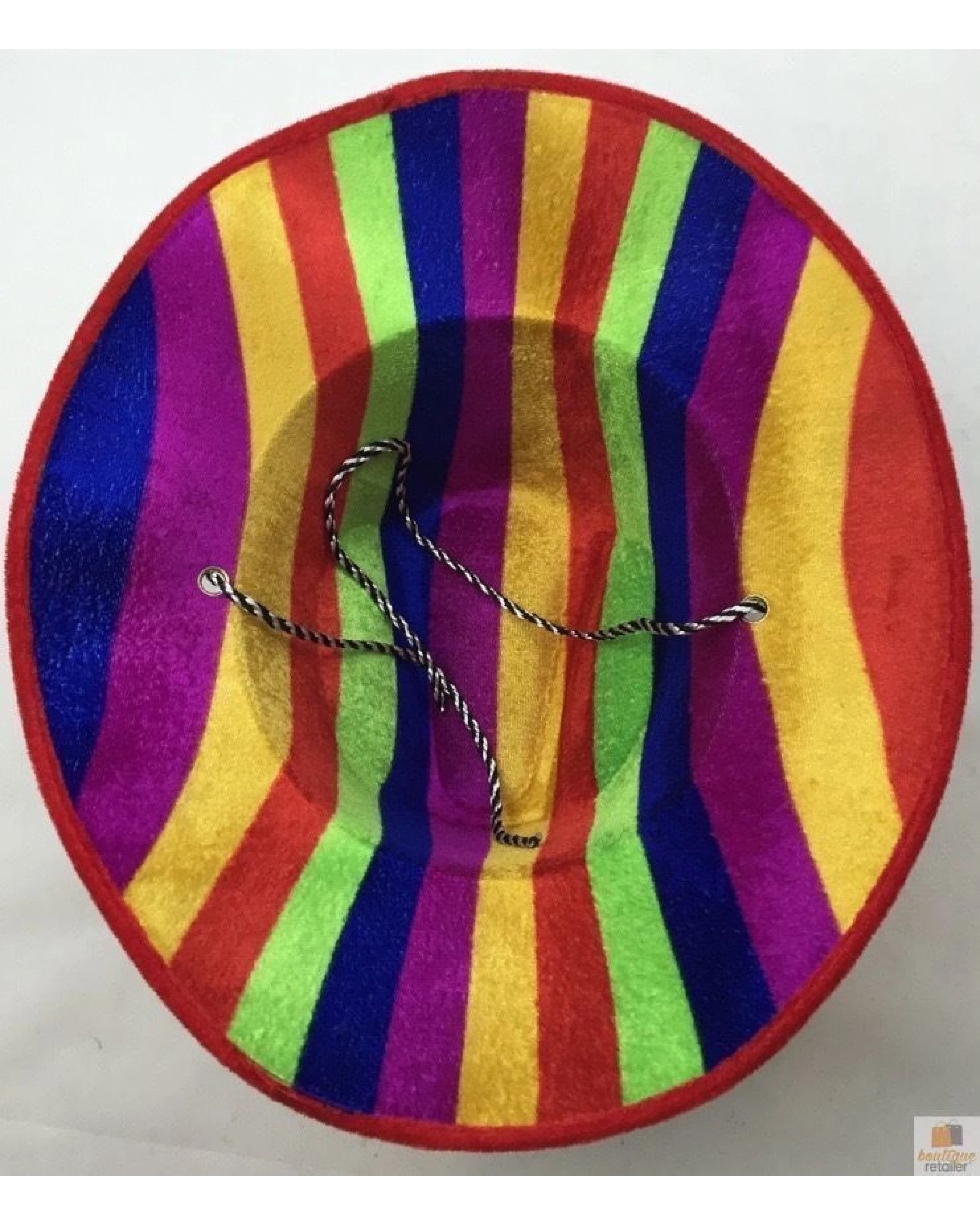 2 BR Costumes Rainbow Striped Trilby Hat for Pride Events, 2 of 4