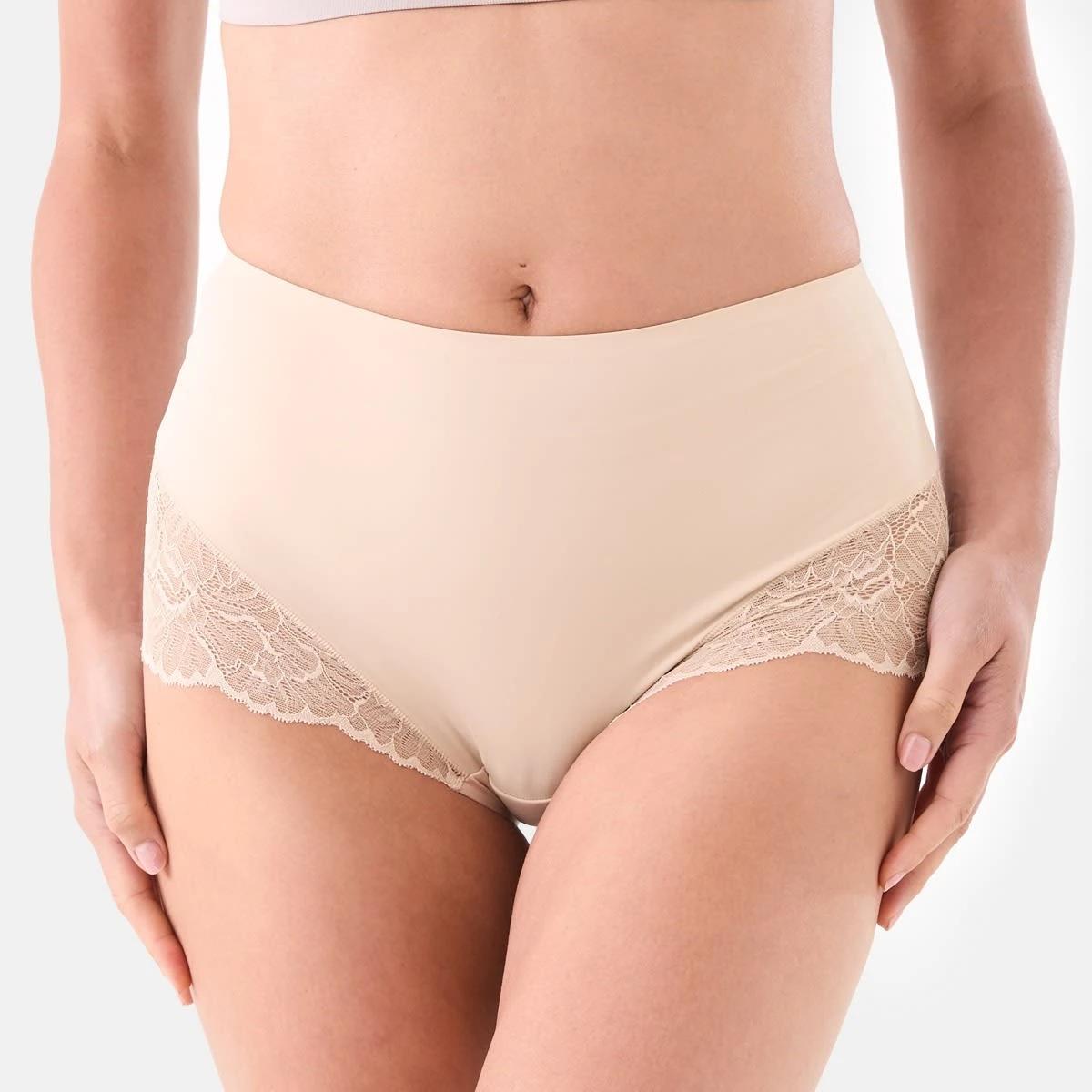 6 3 Pack No Show Lace Full Briefs LEOPARD, PINK CHALK, LIGHT FAWN, 6 of 8