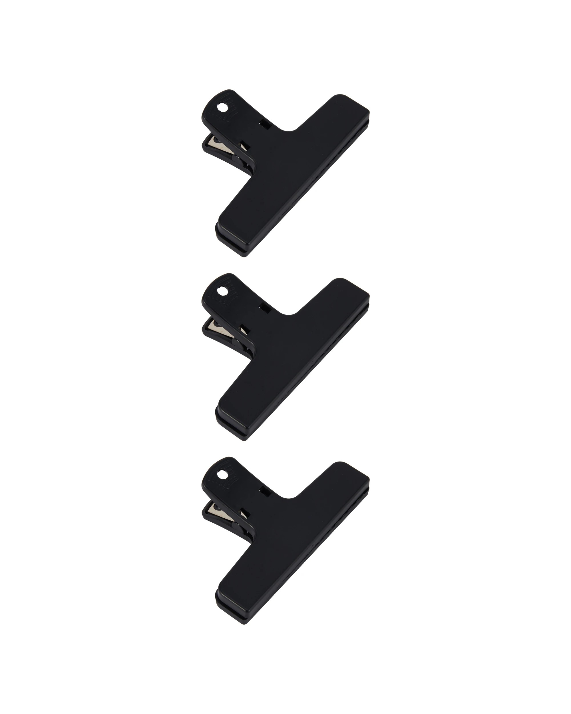 2 3 Pack Magnetic Clips - Black, 2 of 4