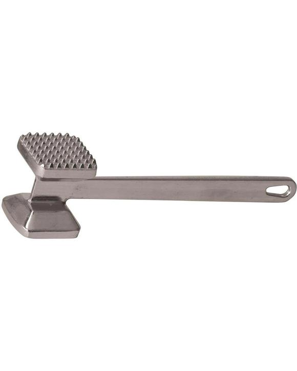 Avanti Aluminium Meat Tenderiser Double Sided Large Hand Wash Kitchen Tool - Silver